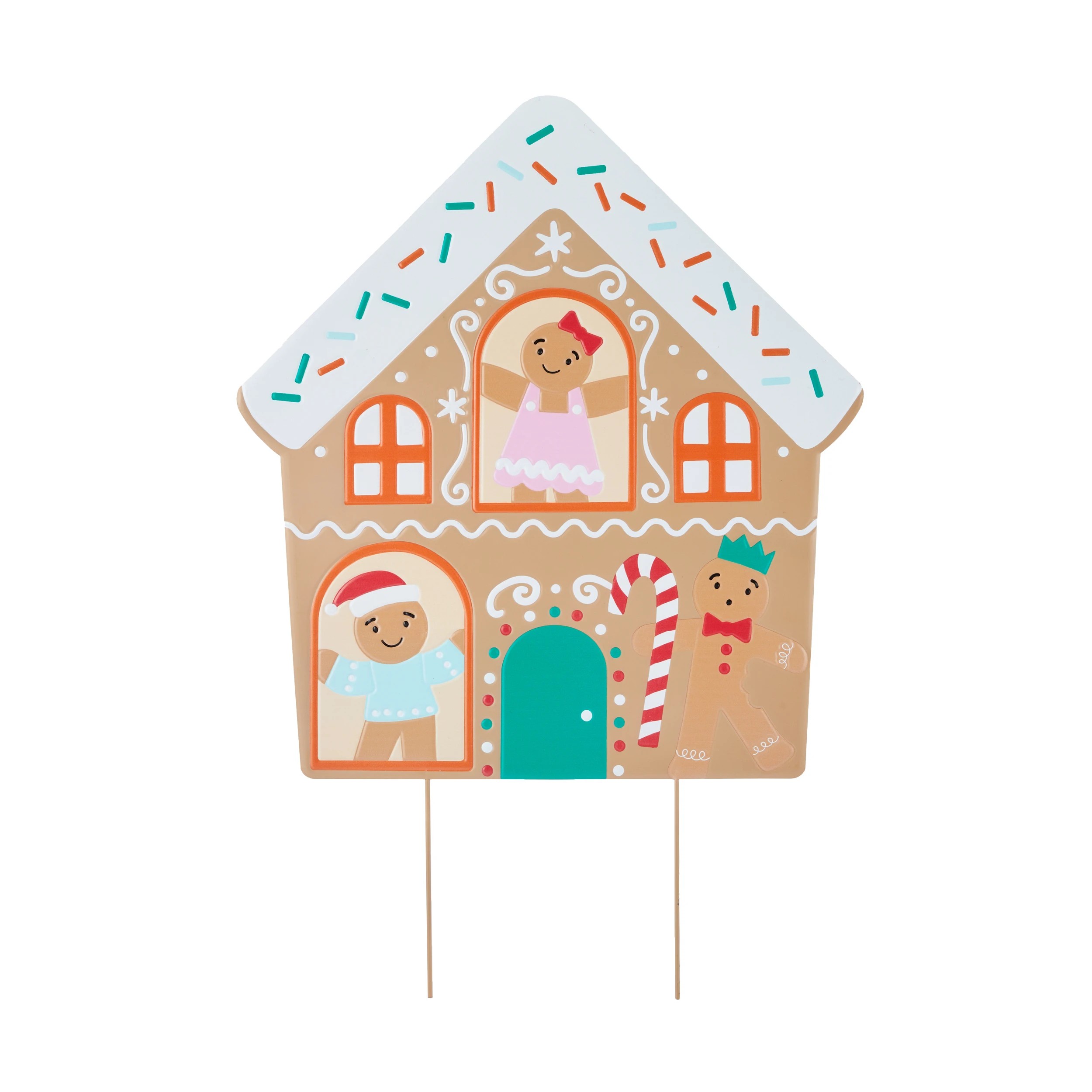 1 Large Christmas Gingerbread House Stake, 1 of 3