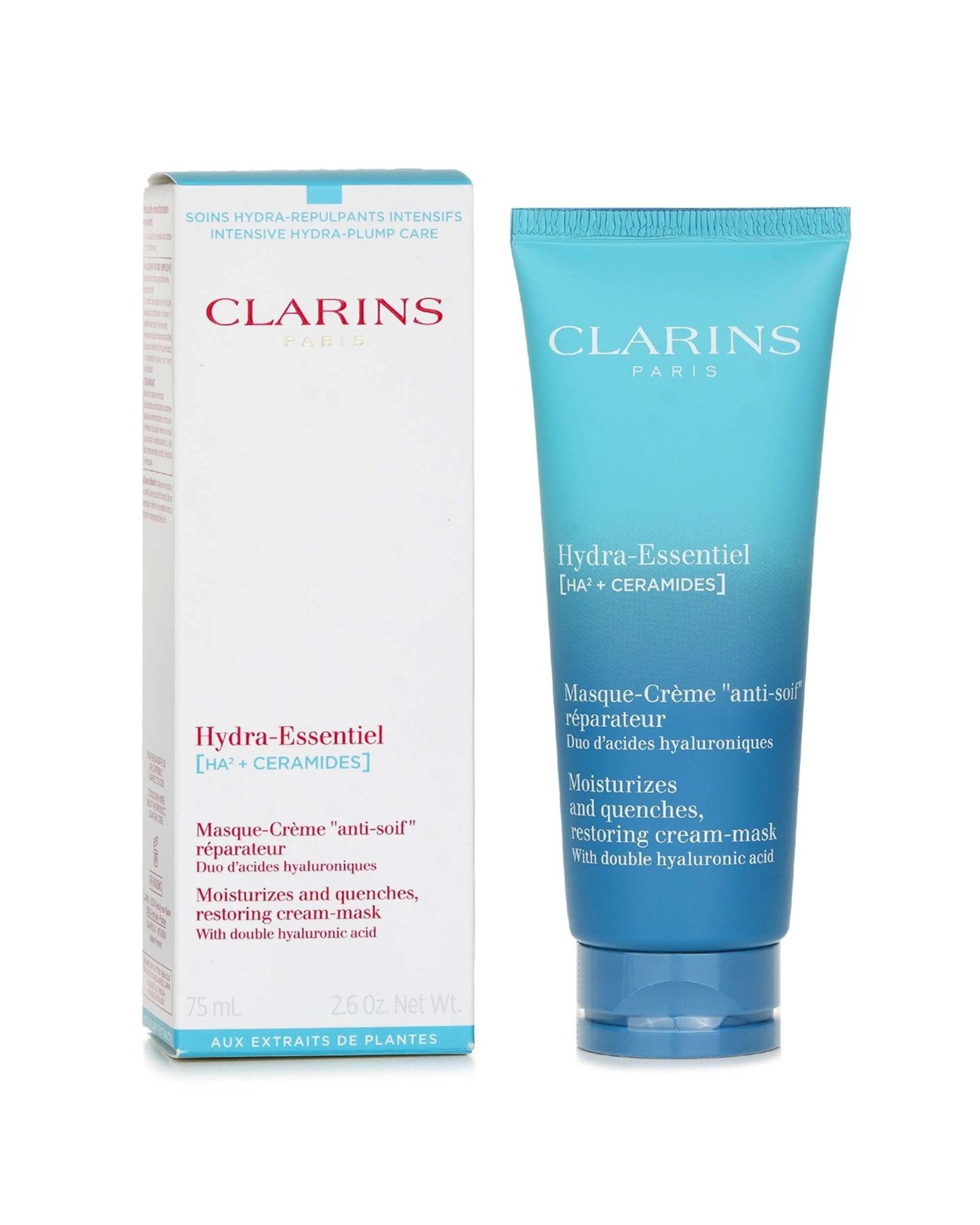 2 Clarins Hydra Essentiel Moisturizes And Quenches Restoring Cream Mask  75ml, 2 of 3