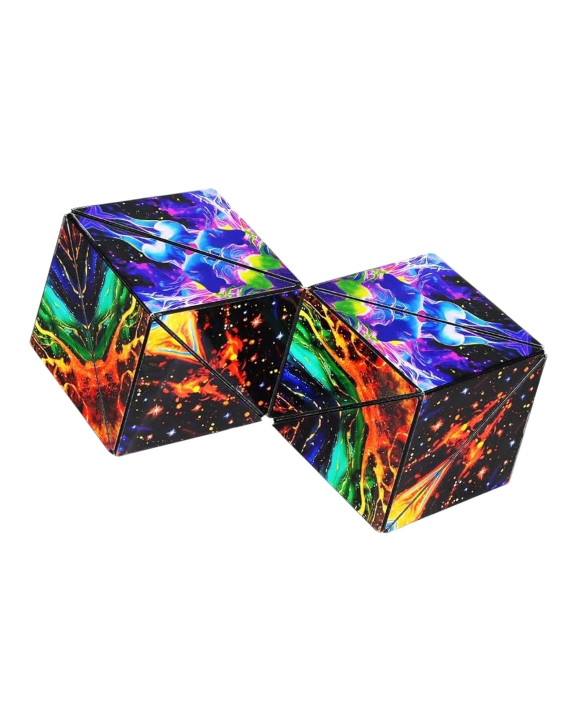 2 Shashibo Squared Shape Shifting Box Infinity Magnetic Puzzle Cube, 2 of 3