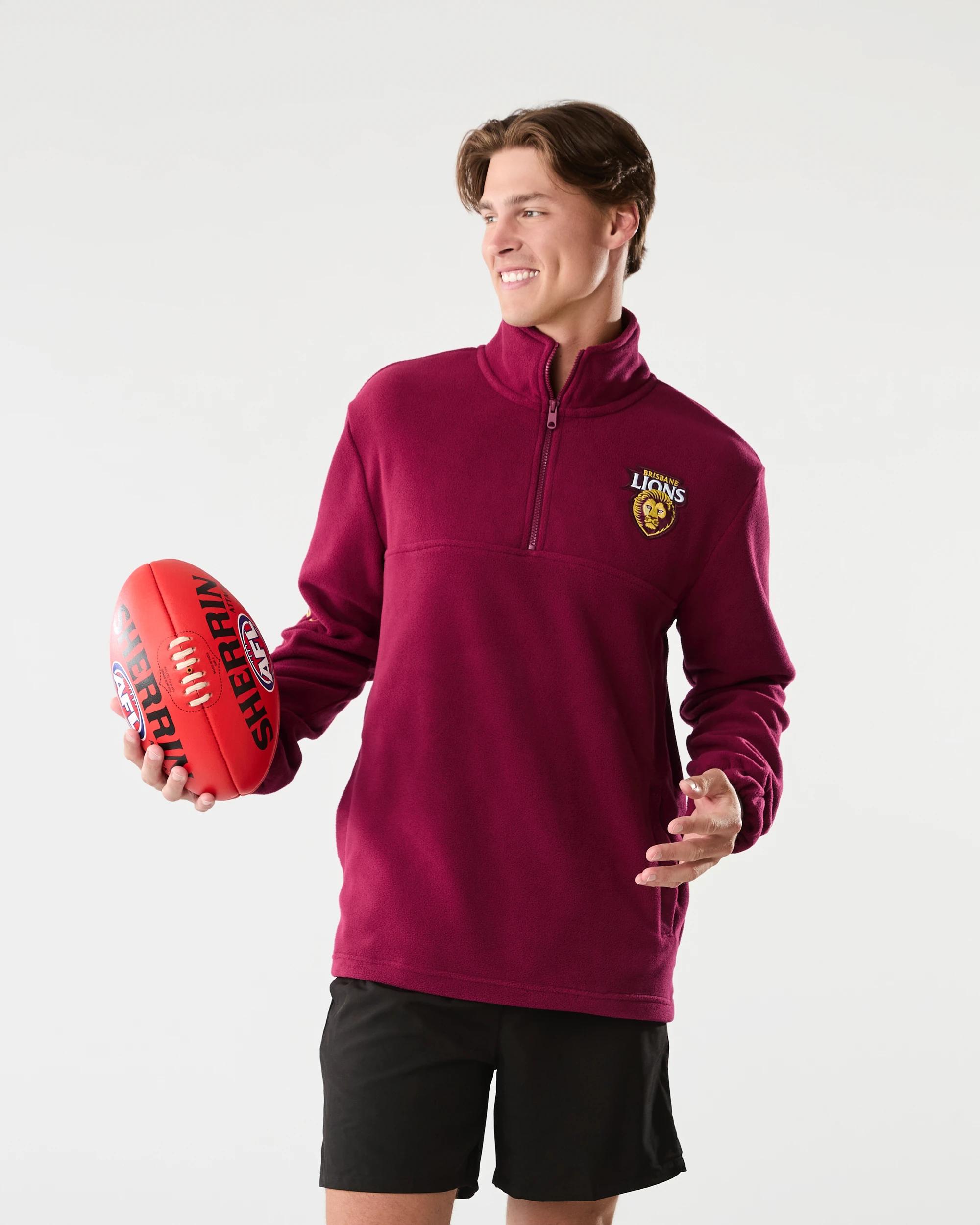 8 Official AFL Adult Polar Fleece Jacket Brisbane, 8 of 9