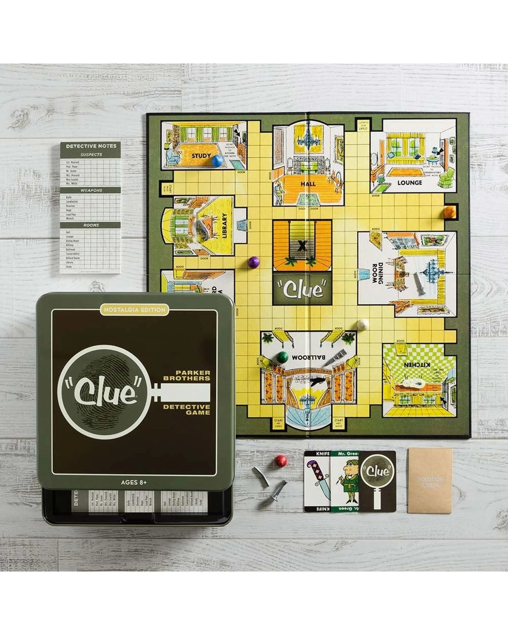 2 Clue Nostalgic Board Game, 2 of 2