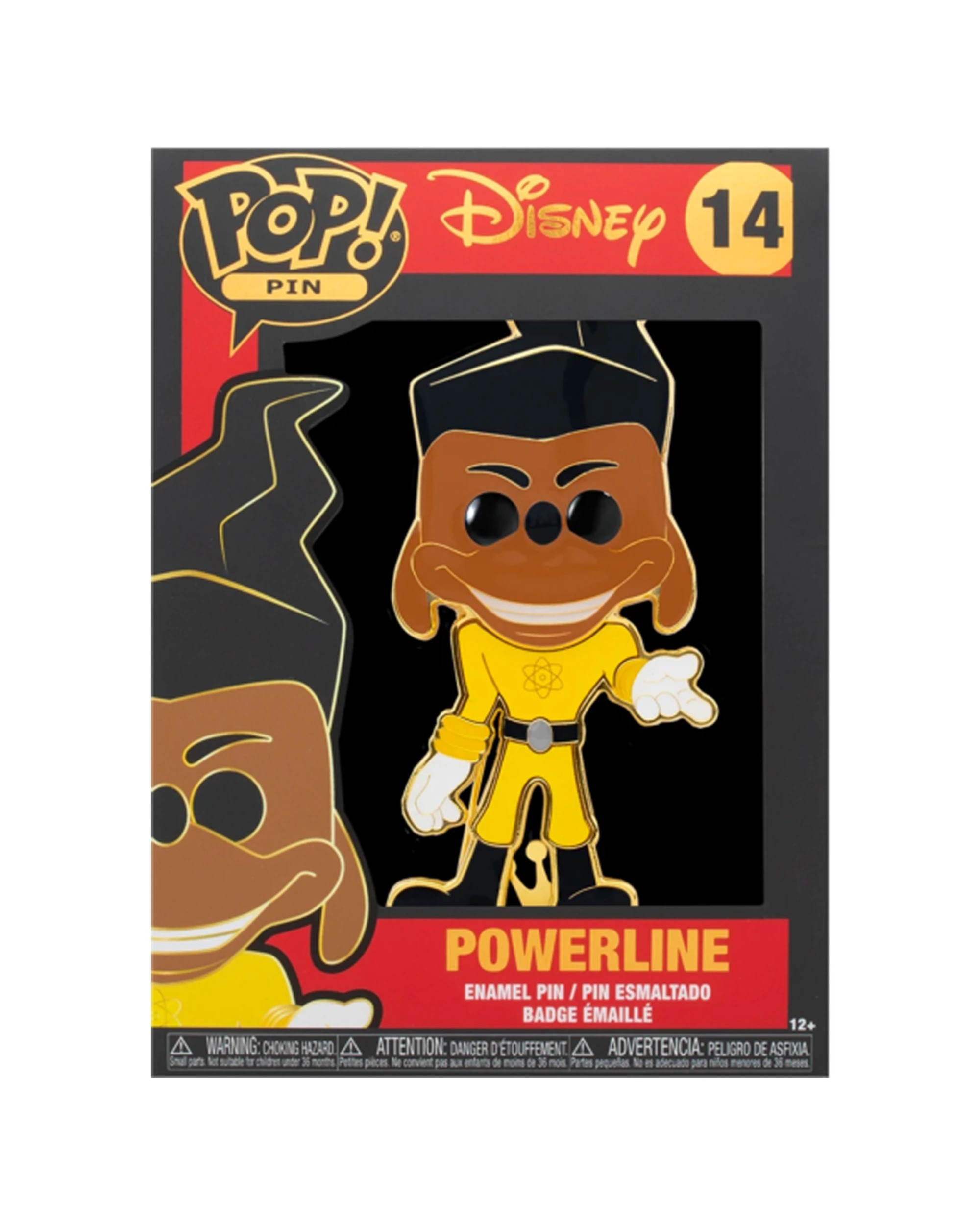 3 POP Disney Goofy Movie Powerline 10cm Pop Enamel Pin 12 Plus Collectible - Multi, 3 of 3