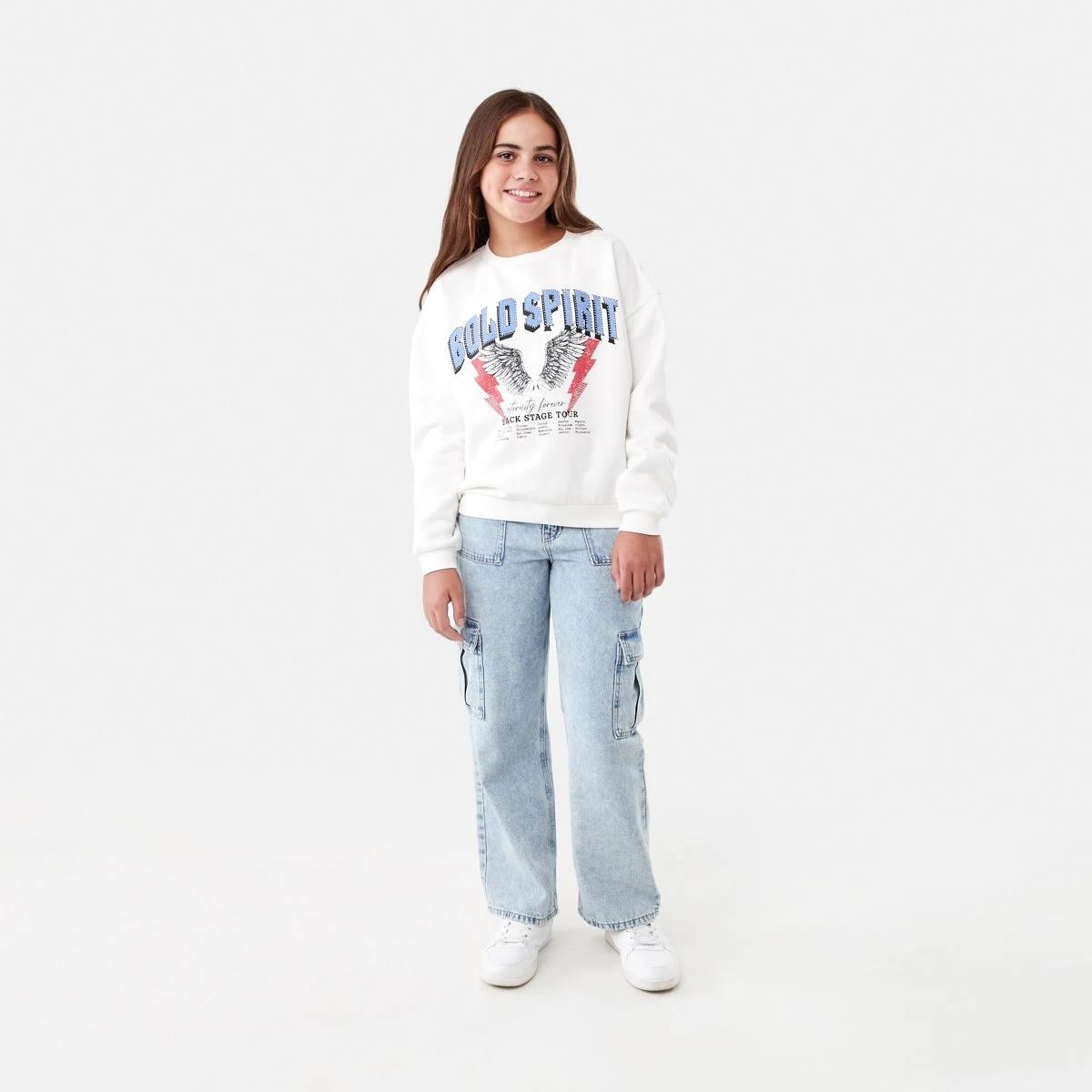 5 Crew Neck Sweatshirt B Spirit, 5 of 8