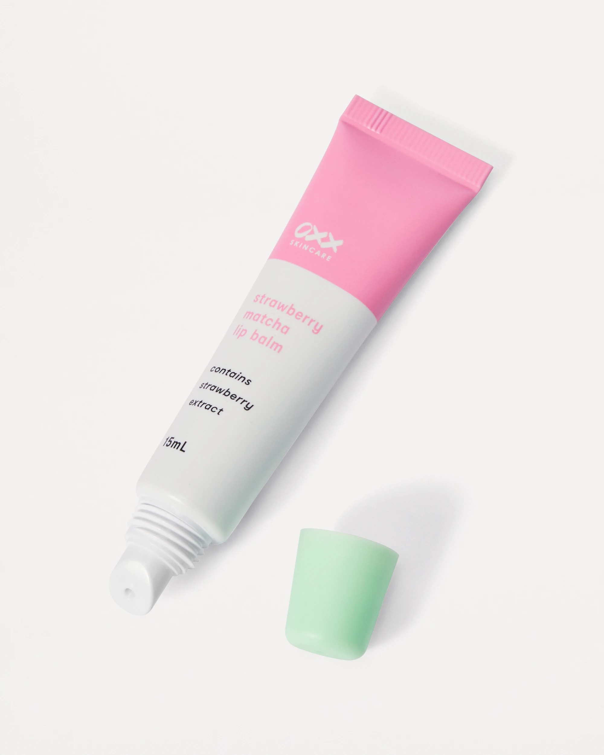 2 OXX Skincare Lip Balm 15ml - Strawberry Matcha Scented, 2 of 5