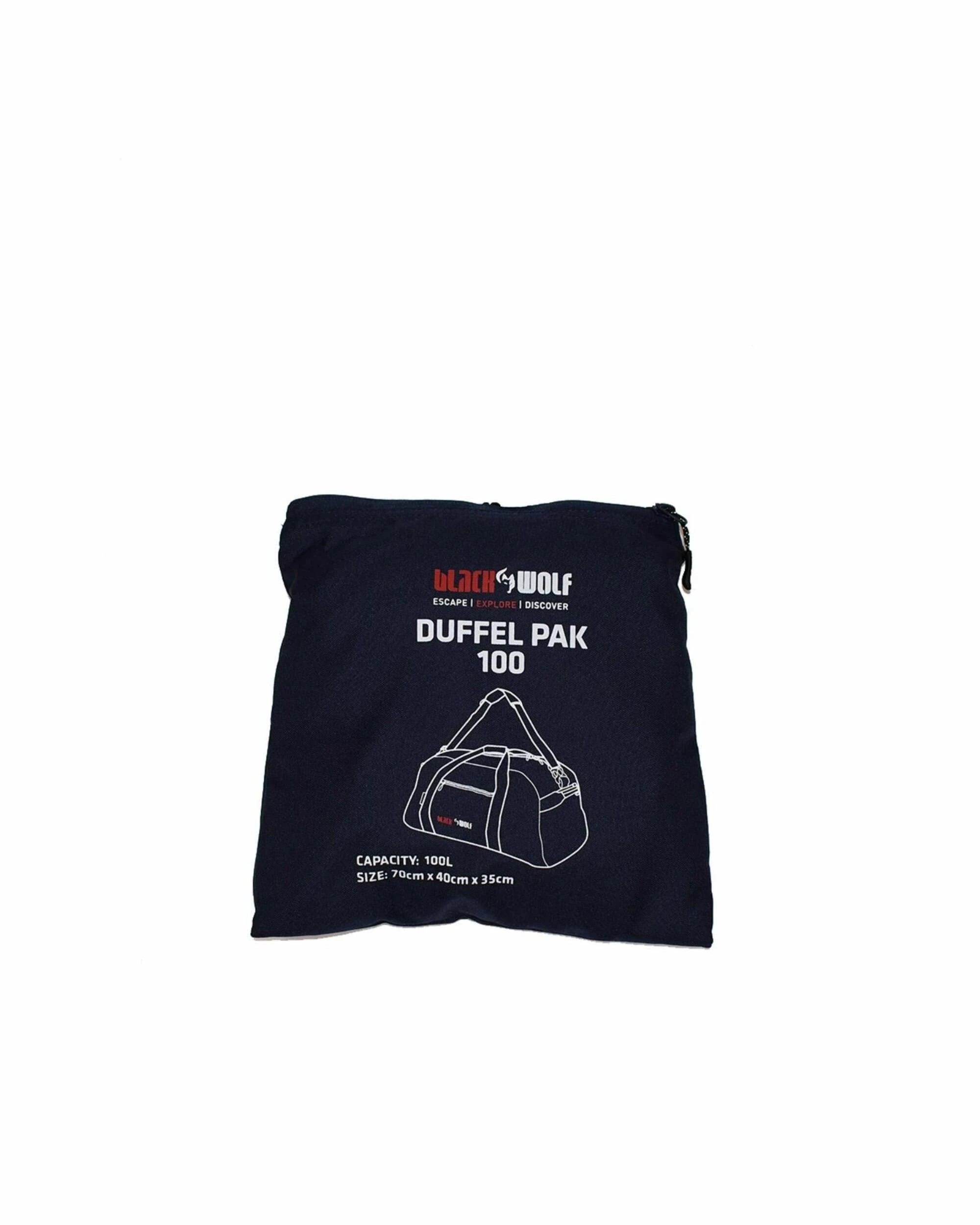 4 BlackWolf DufflePack Duffle Bag - 100L - Jet Black - Black, 4 of 5