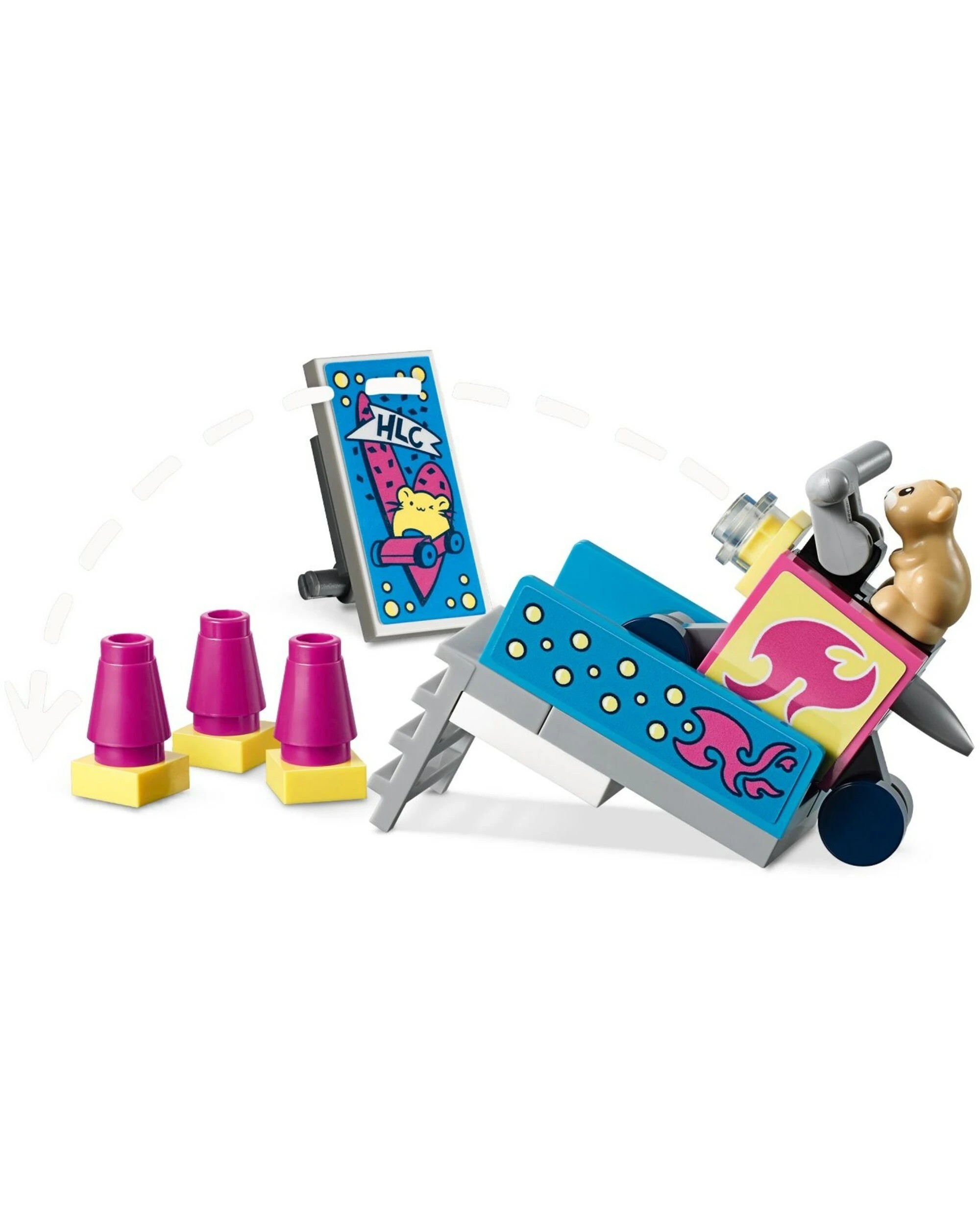 3 LEGO 41383 Olivia's Hamster Playground - Spinning Wheel & Play Set, 3 of 5