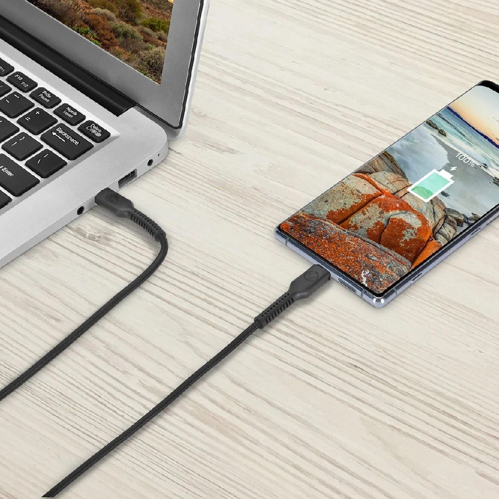 5 Bonelk Long-life Easy Grip USB-C to USB-C Cable 100W 3m Black, 5 of 6