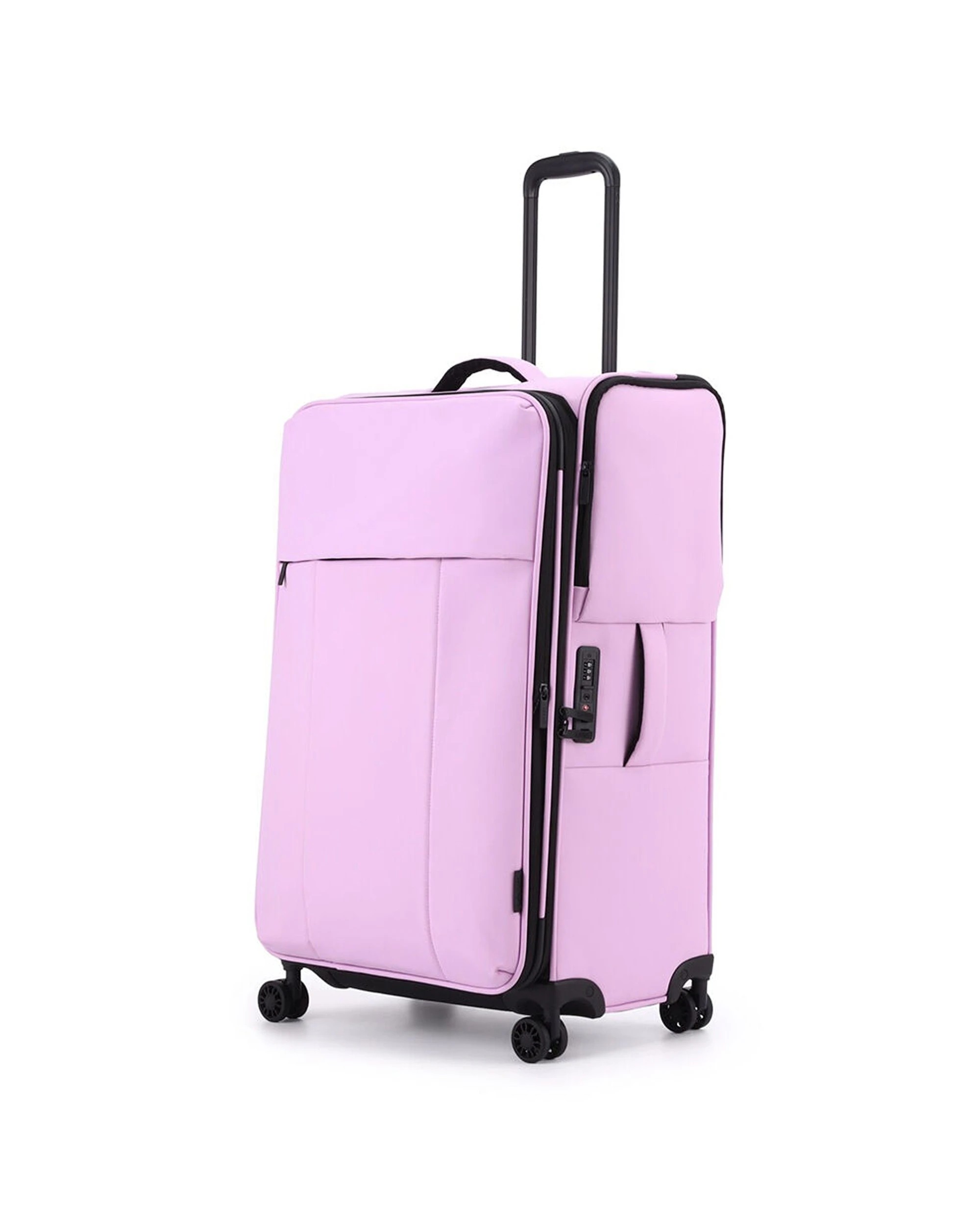 3 Kate Hill Willow Large Travel Luggage Suitcase Lightweight 71x34cm - Purple, 3 of 8