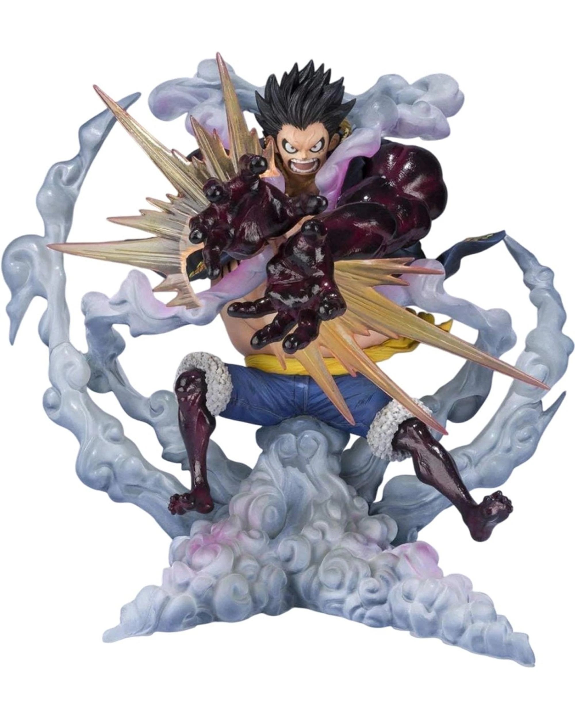 1 Tamashii Nations Figuartszero Extra Battle One Piece Monkey D. Luffy Gear 4 Leo Bazooka 7 inch Figure, 1 of 4