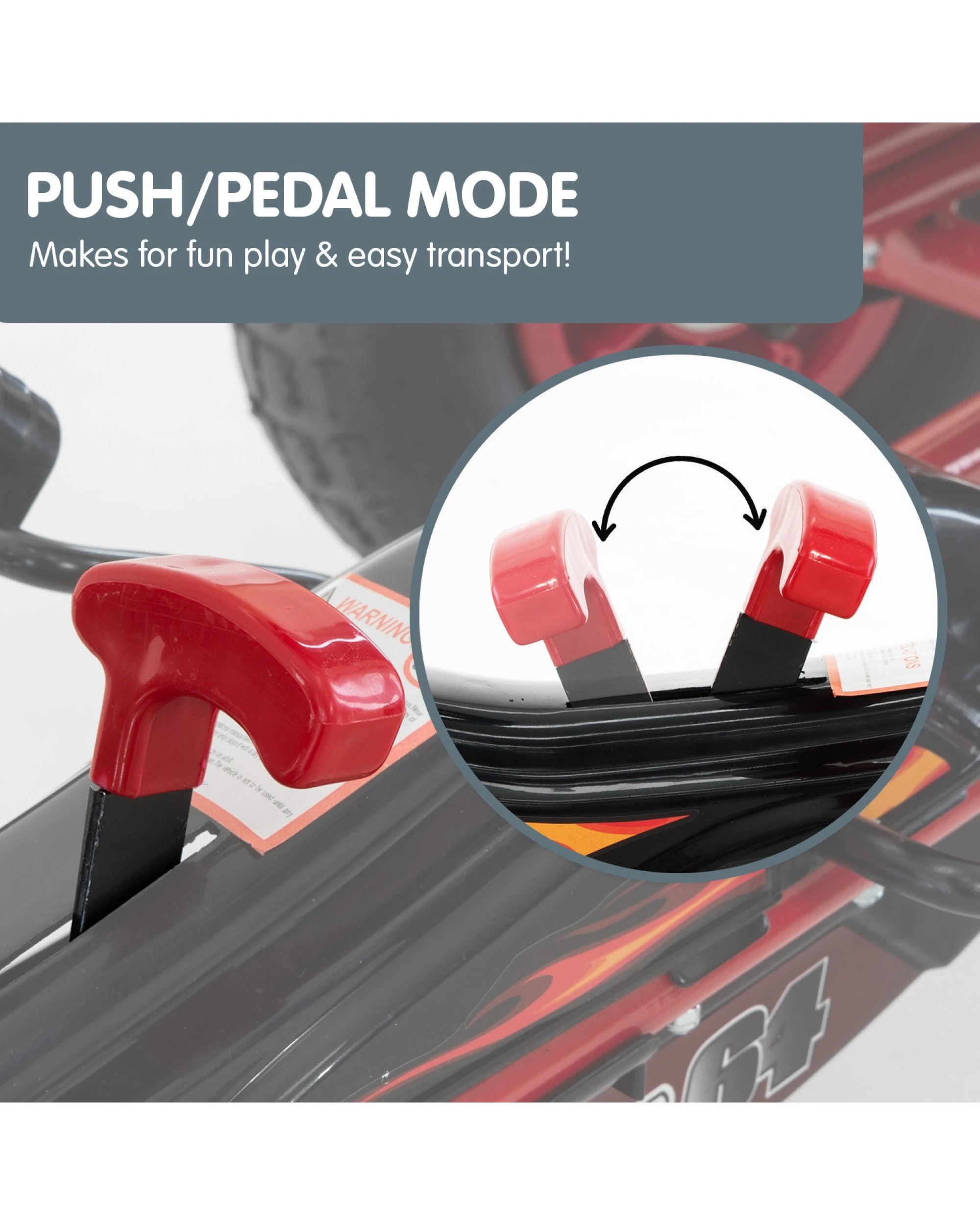 5 Kahuna G95 Kids Ride On Pedal-powered Go Kart - Red, 5 of 10