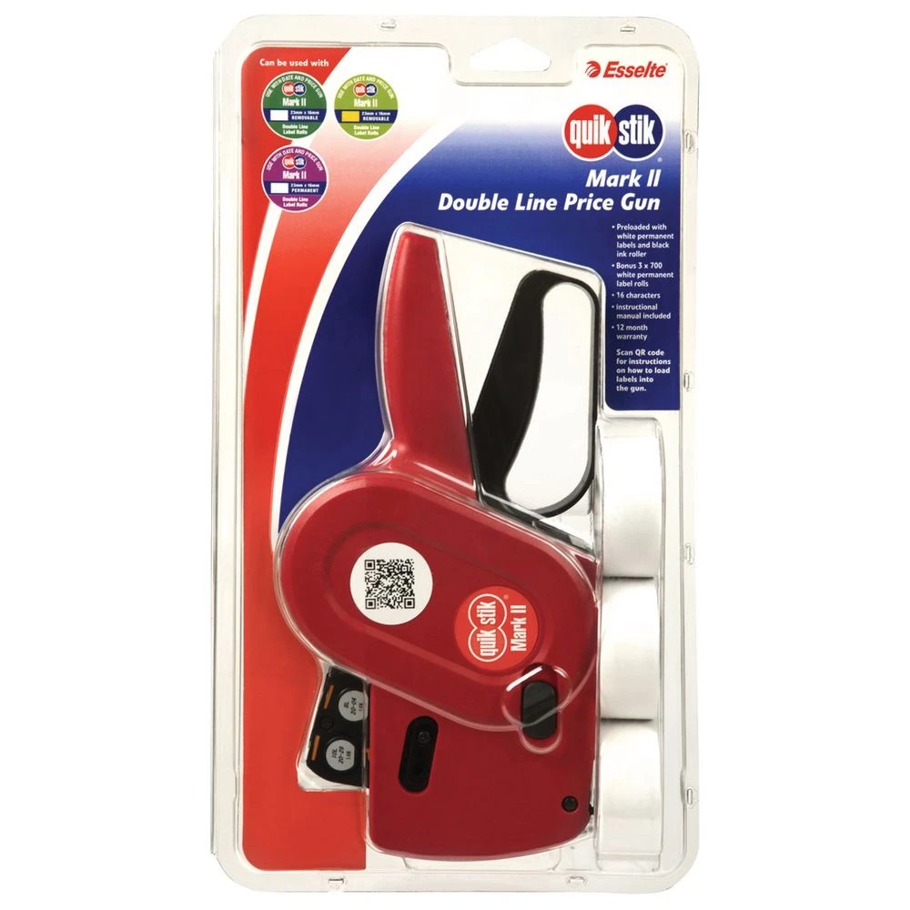 2 QuikStik Mark II Double Line Price Gun, 2 of 3