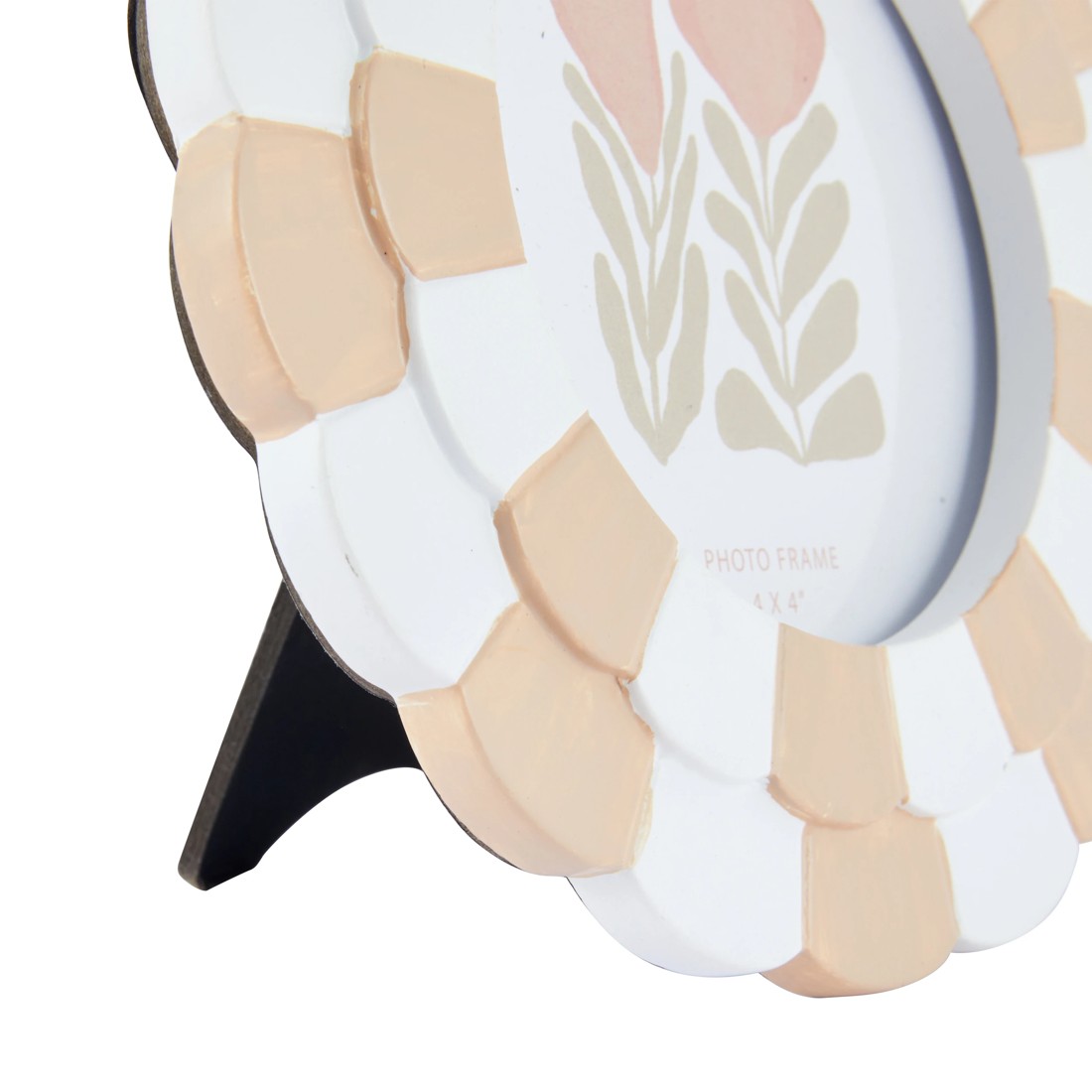 3 Resin Circle Frame 4in. x 4in. - Pink, 3 of 4