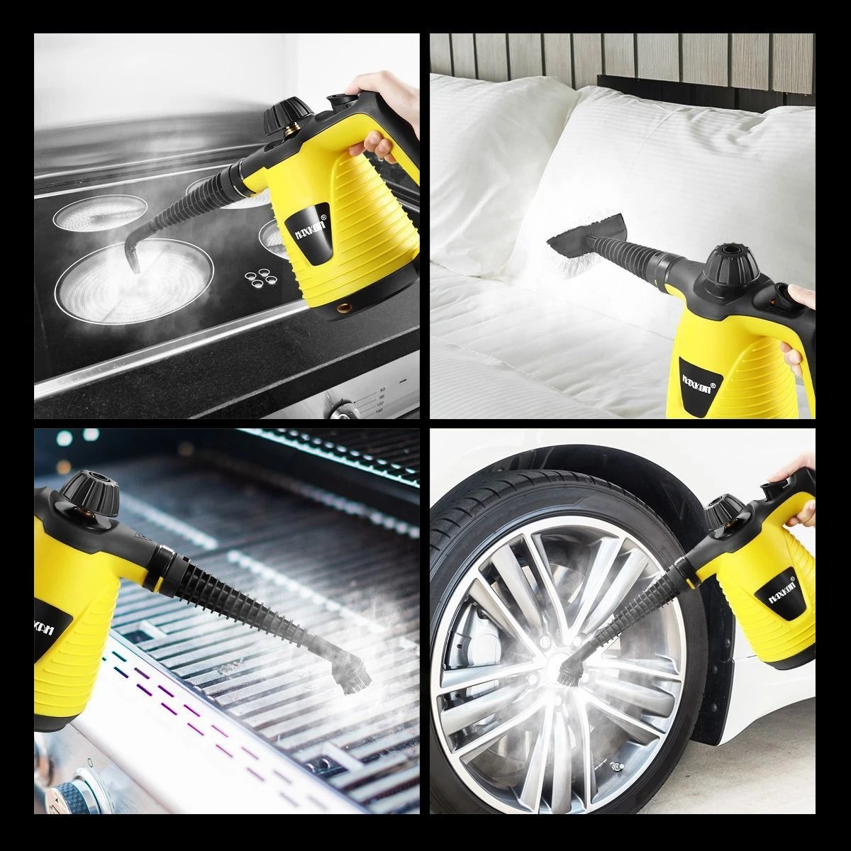 4 Maxkon 13 in 1 Handheld Steam Cleaner Mop with Accessories, 4 of 9