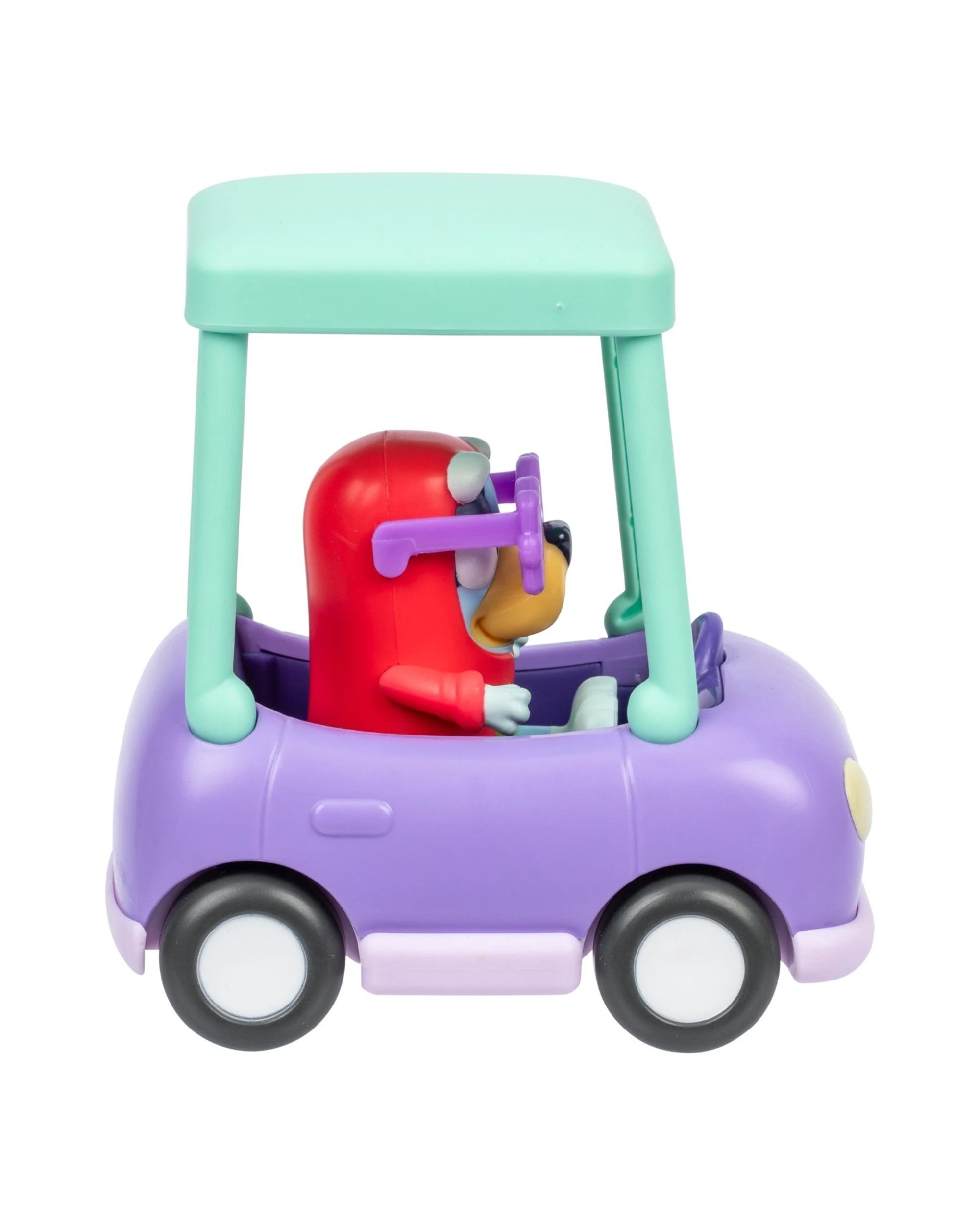 5 Moose Toys Bluey Granny Car and Janet Mini Figure Vehicle Playset, 5 of 6