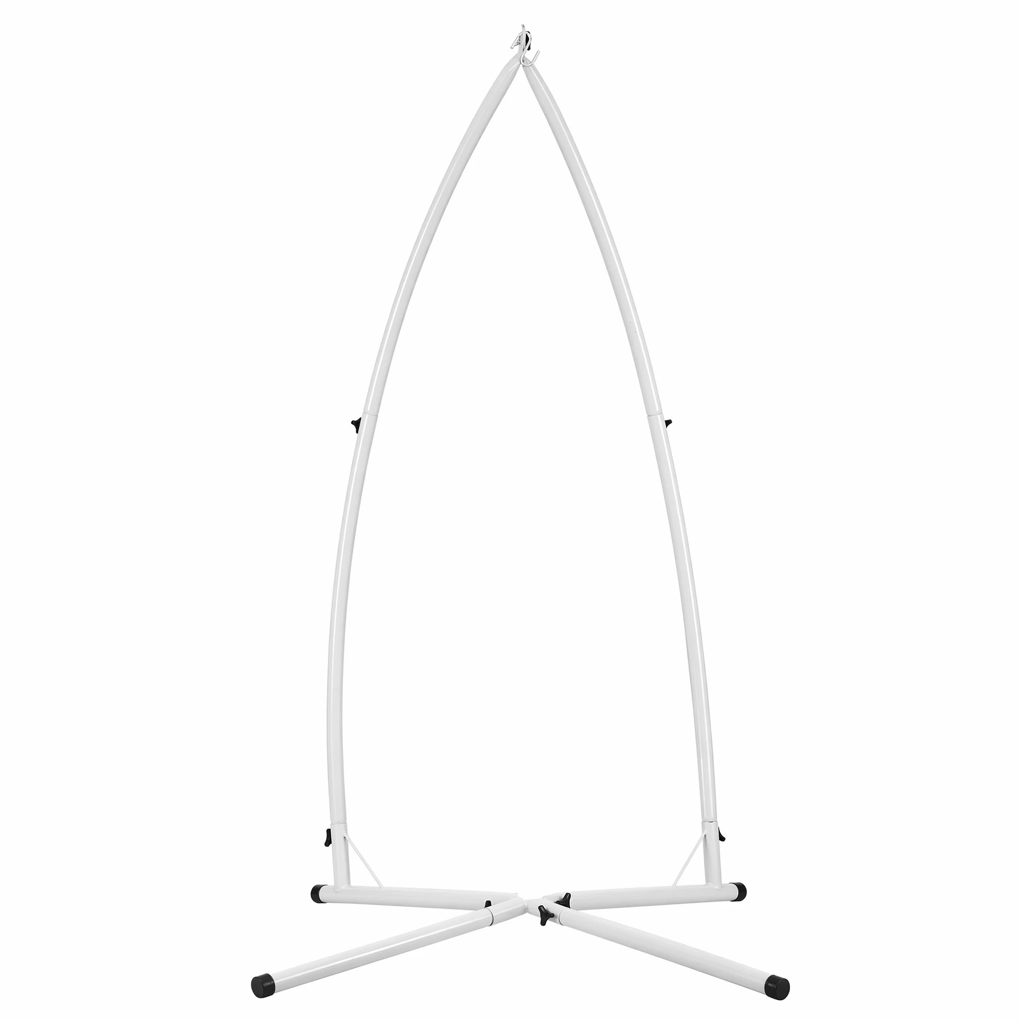 2 Gardeon Hammock Stand 150kg Capacity White Steel Frame for Hanging Hammock Chairs Outdoor Furniture - White, 2 of 8
