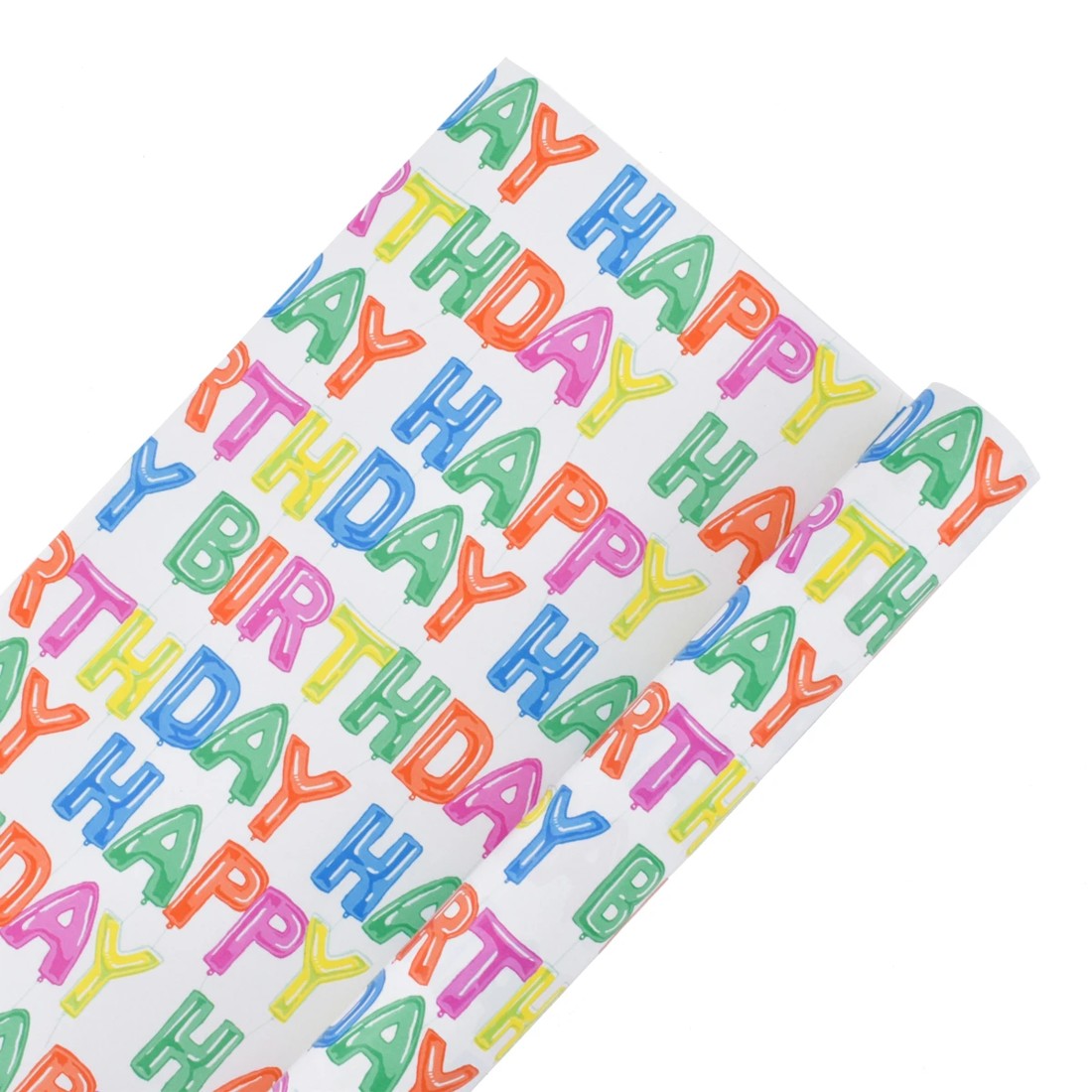 2 Hallmark Gift Wrap - Happy Birthday Balloons, 2 of 3