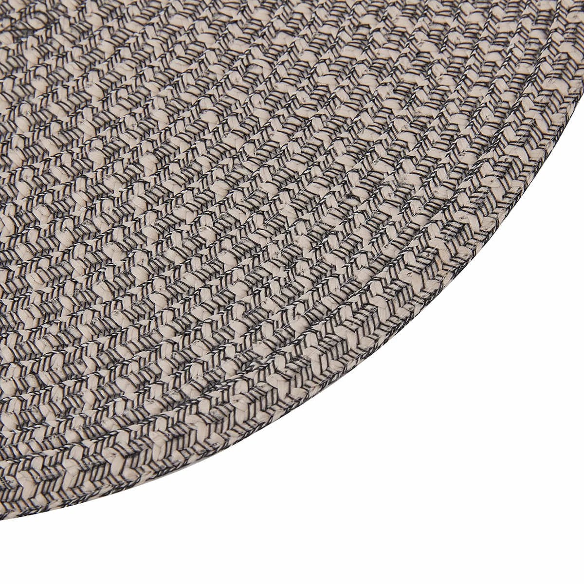 2 Black and Cream Woven Placemat, 2 of 4