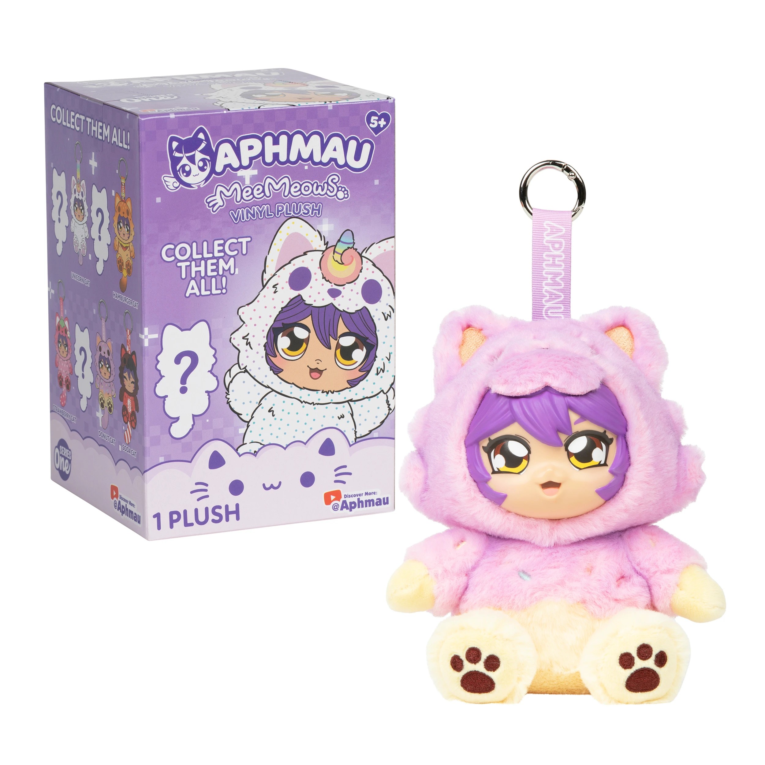 3 Aphmau MeeMeows Vinyl Plush Key Chain - Assorted, 3 of 7