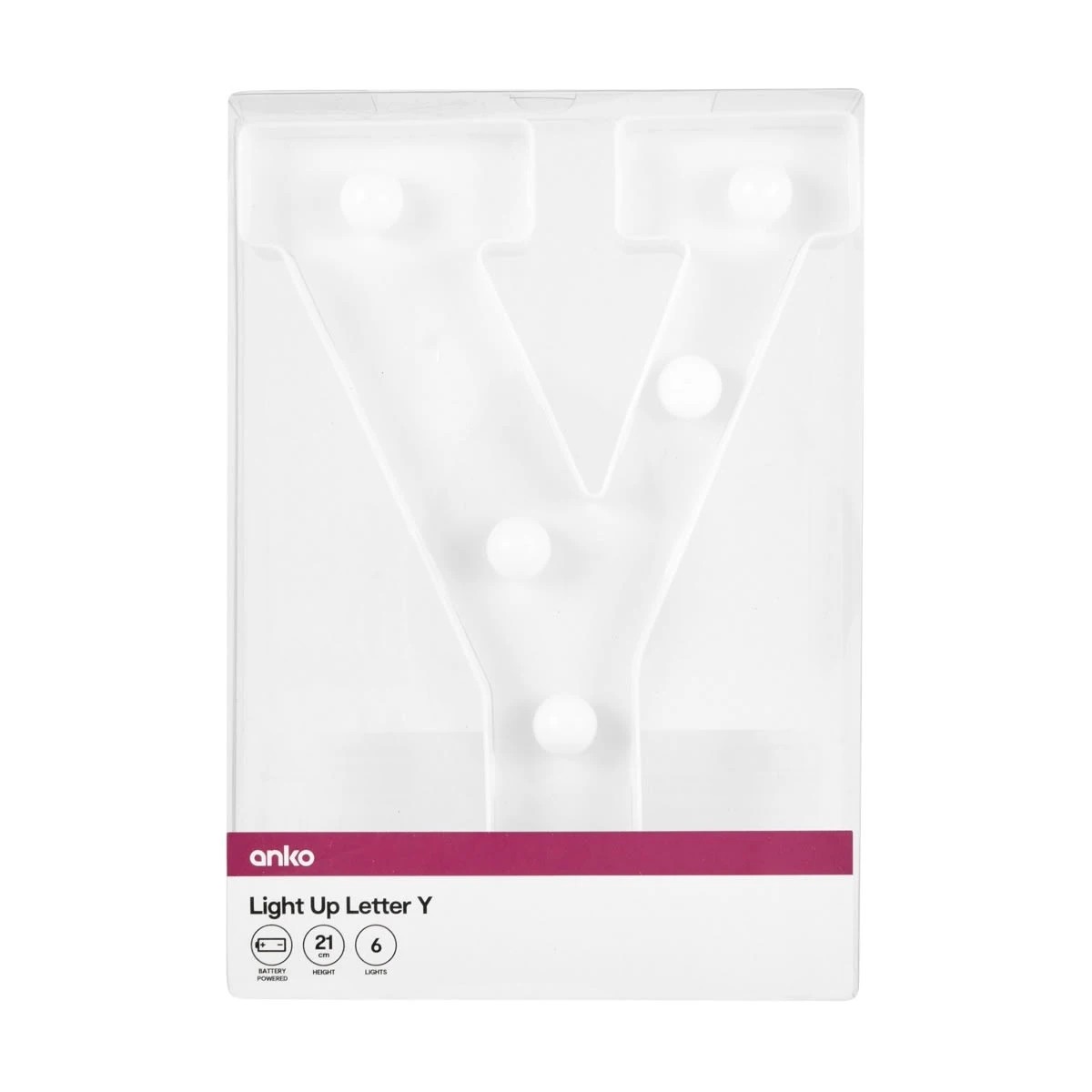 4 Light Up Letter - Y, 4 of 5