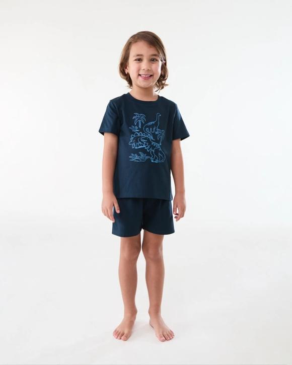 Short Sleeve Knit Pyjama Set