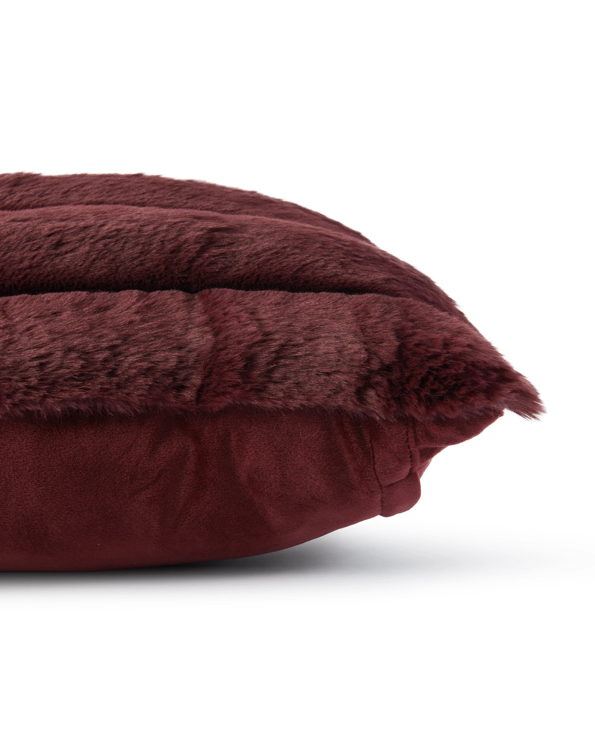 2 50cm Ribbed Cushion - Port, 2 of 4