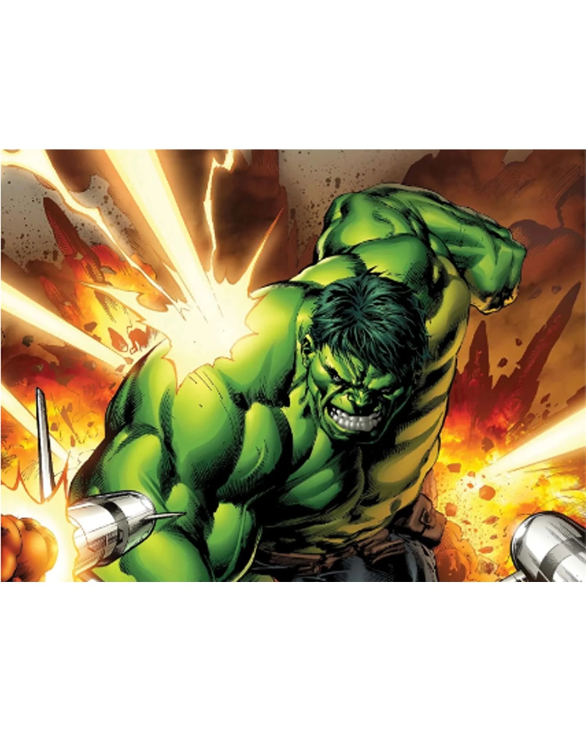 2 Prime3D 500pc Lenticular Marvel The Hulk Jigsaw Puzzle 61x46cm - Multi, 2 of 2