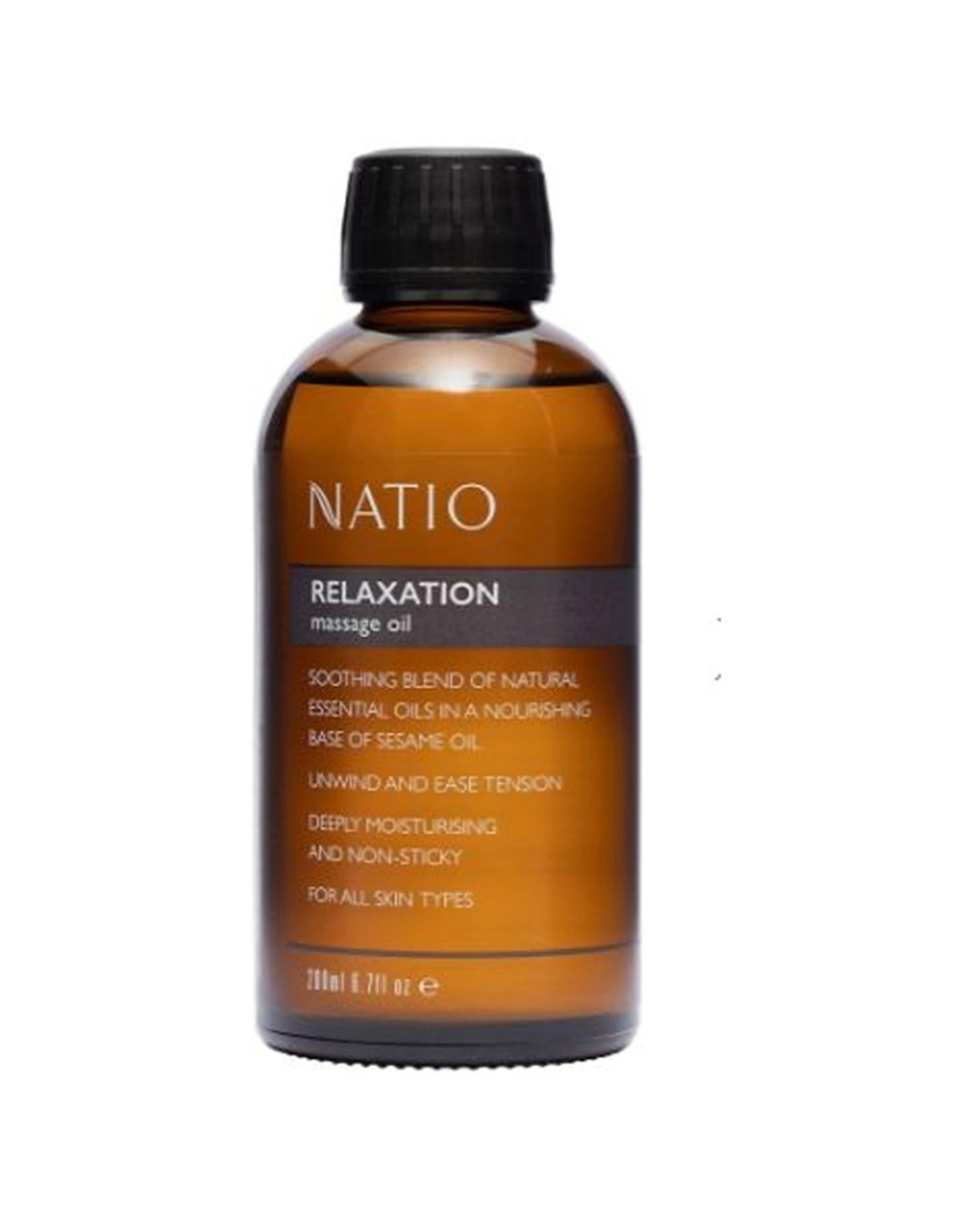 1 Natio Massage Oil - Relaxation 200ml, 1 of 1