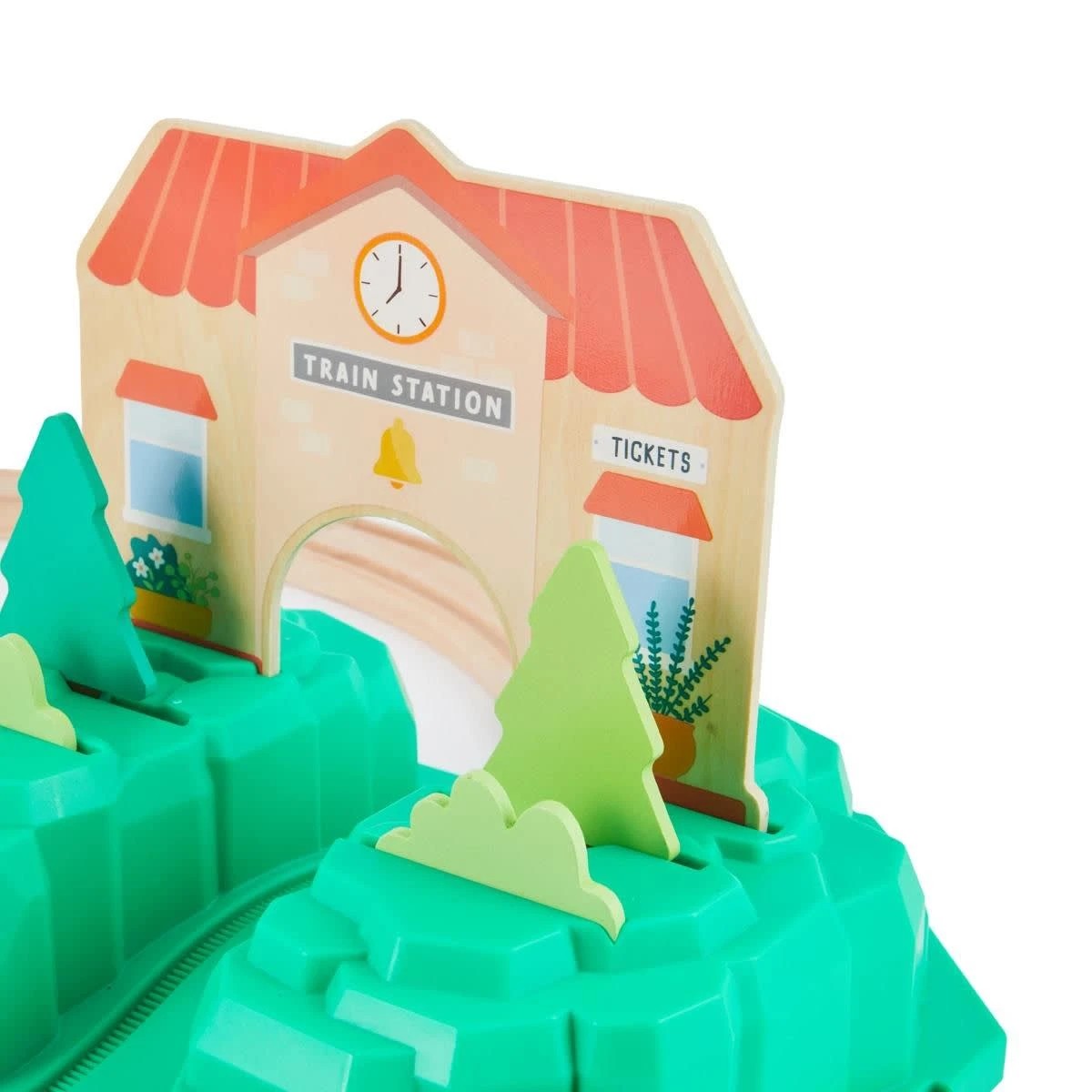 7 34 Piece Train Playset with Storage, 7 of 9