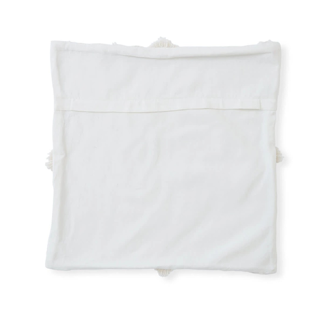 5 50cm Diamond Cotton Cushion Cover - White, 5 of 9