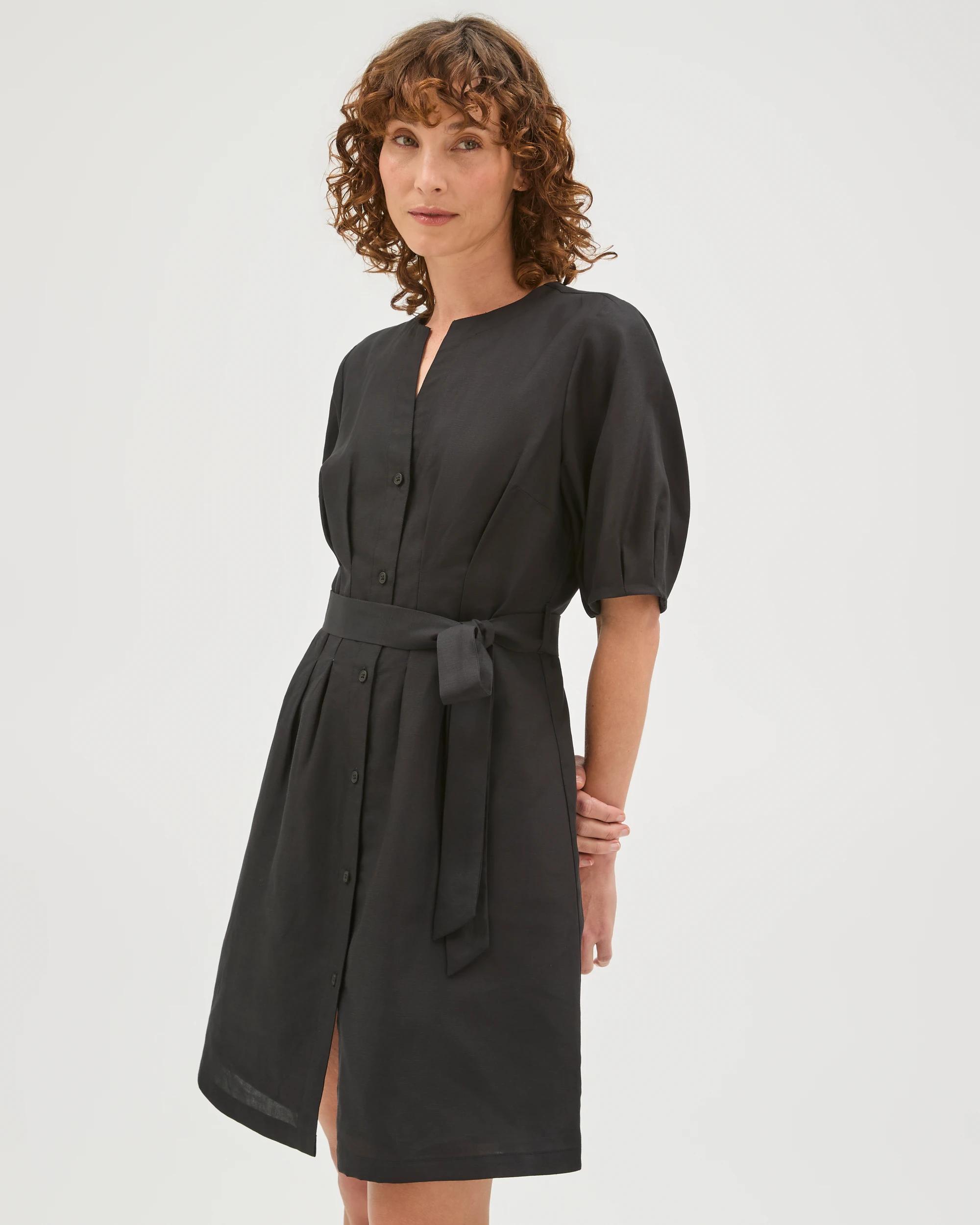 4 Preview Kylie Seam Mini Dress BLACK, 4 of 7