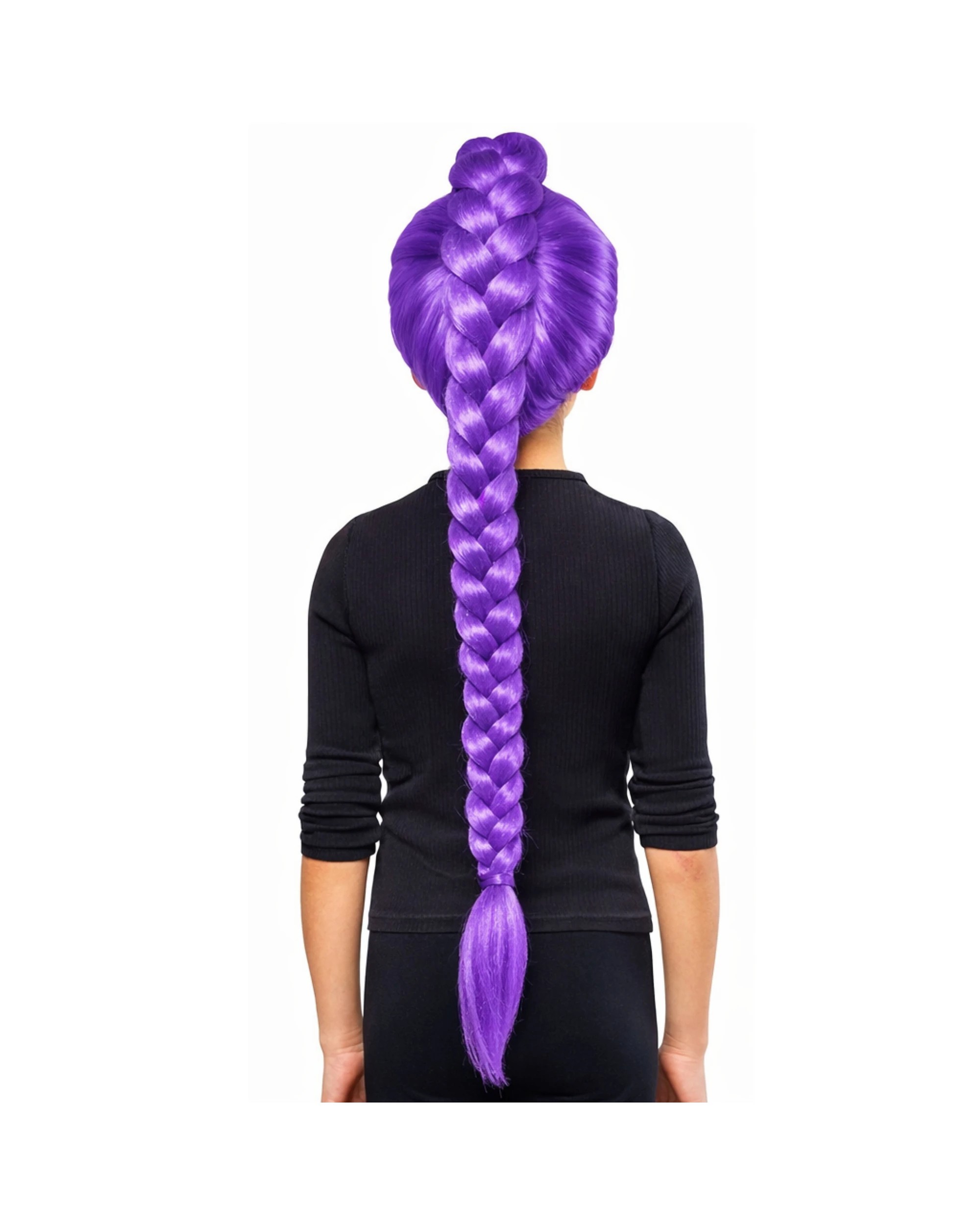6 Rubies Kids K Pop Demon Hunters Rumi Wig - One Size - Purple, 6 of 7