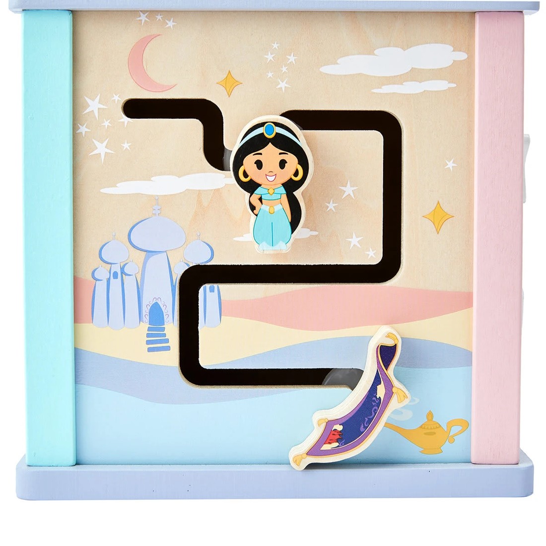 8 Disney Wooden Toys Princess Activity Cube, 8 of 10