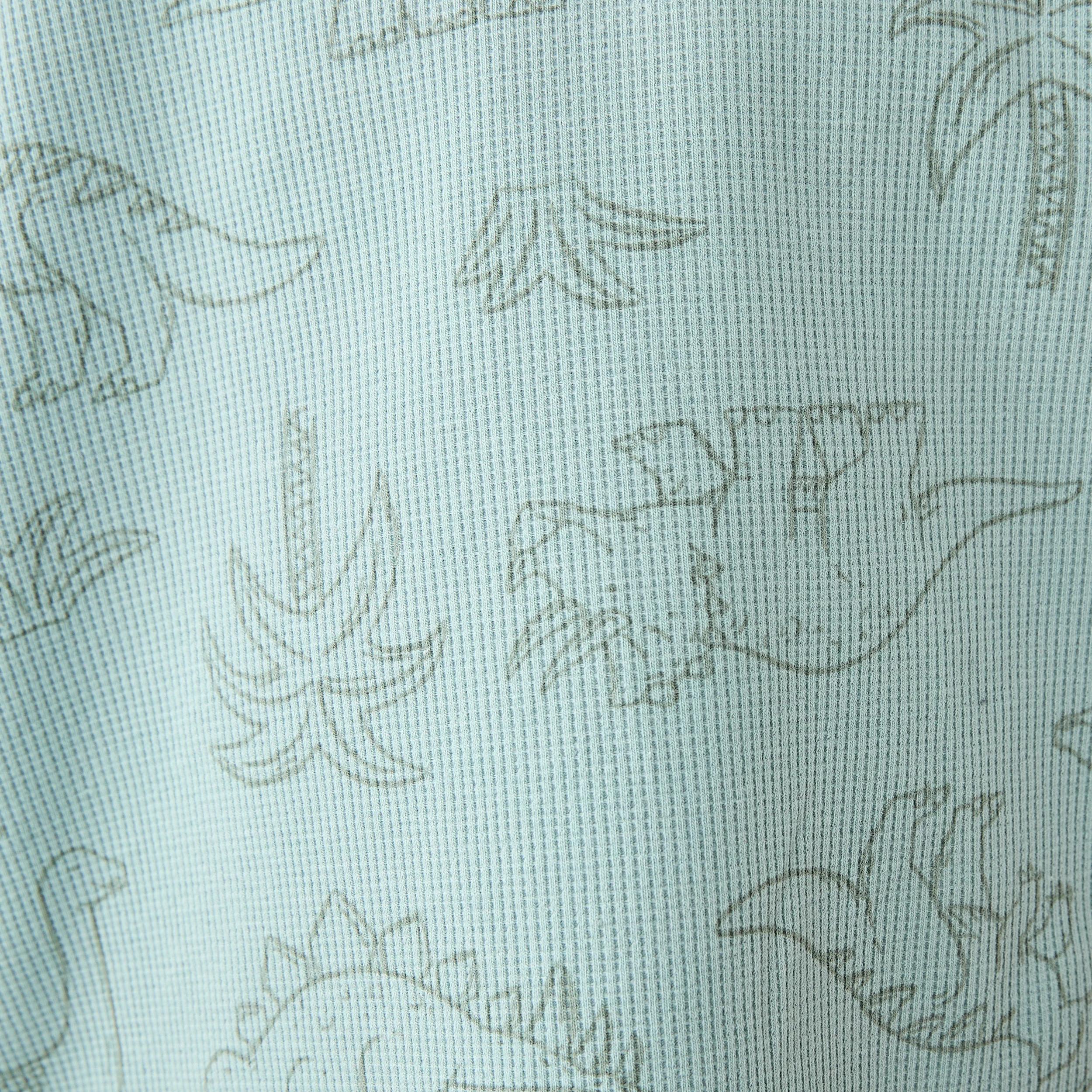 5 Short Sleeve Waffle Pyjama Set GREEN DINOS, 5 of 7