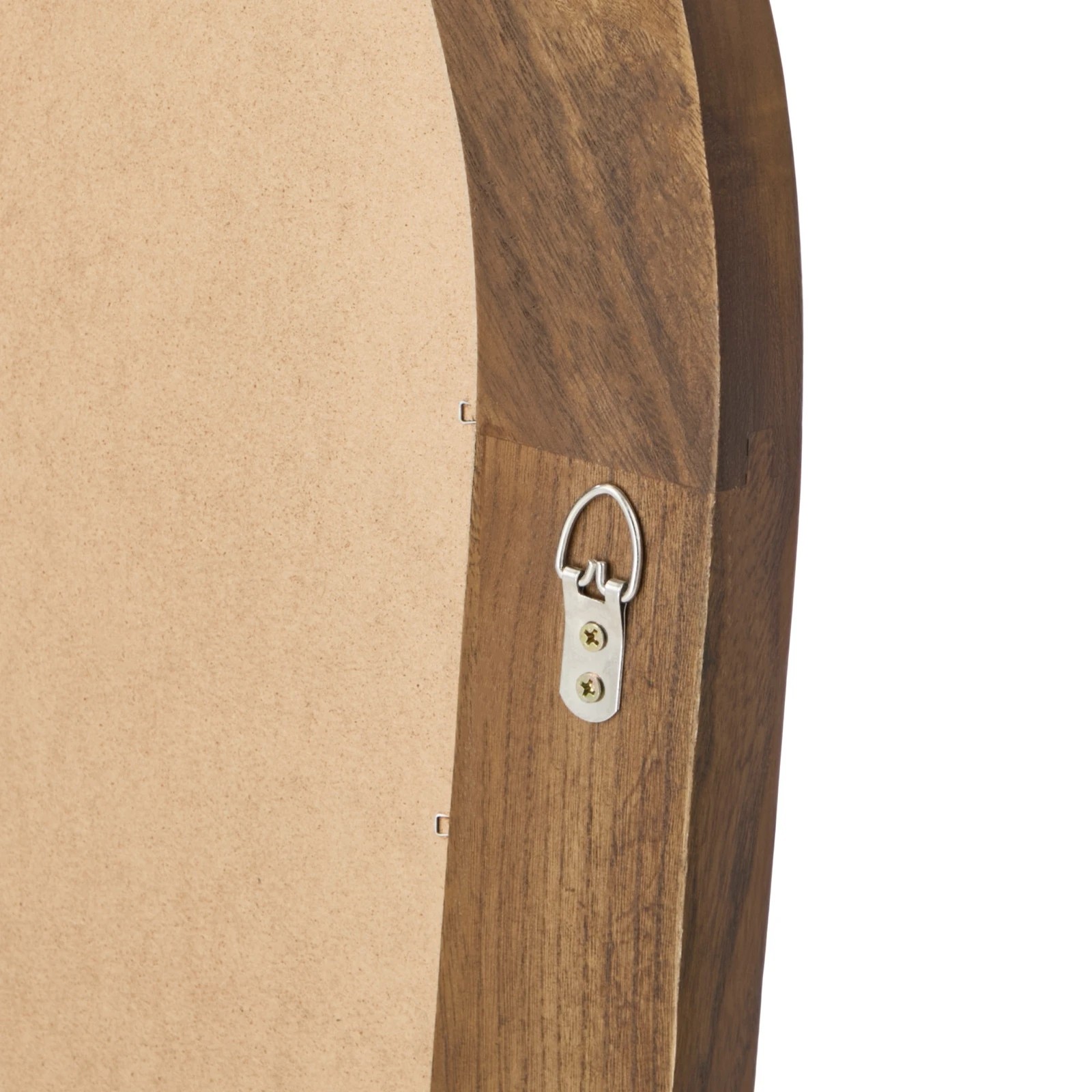 9 Oikiture Arched Wall Mirror 85x60cm - Brown, 9 of 9