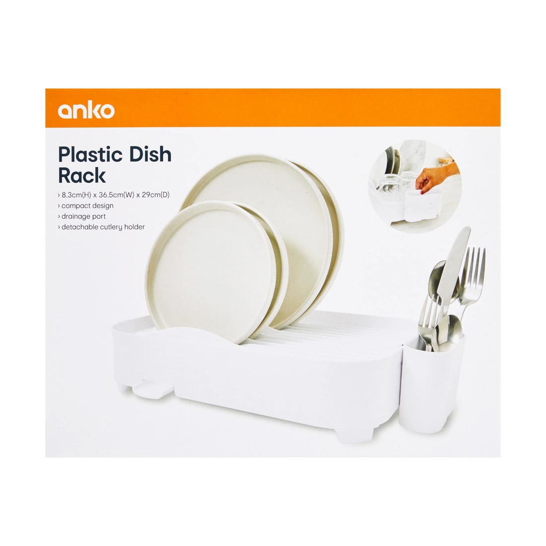 6 Plastic Dish Rack, 6 of 6