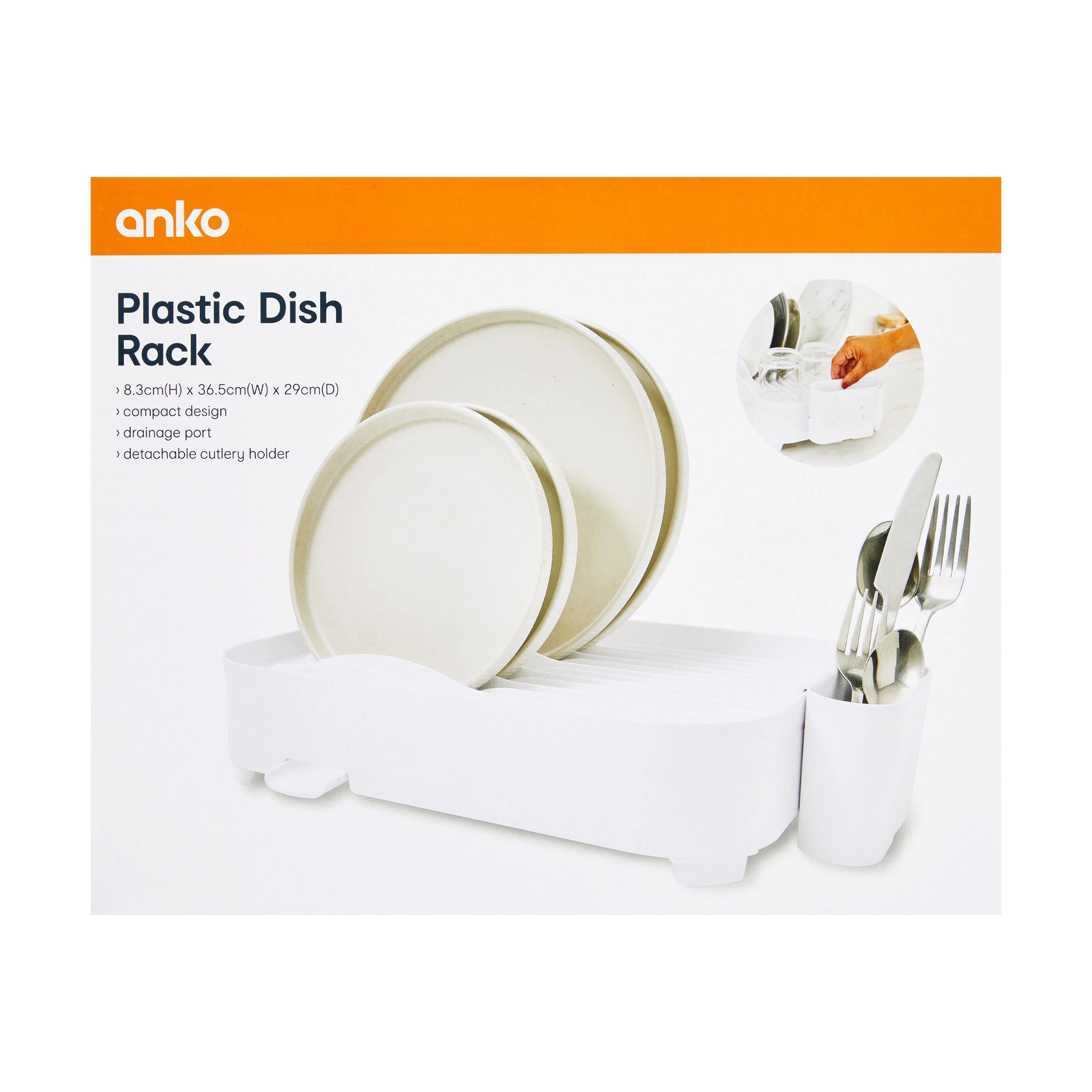 6 Plastic Dish Rack, 6 of 6