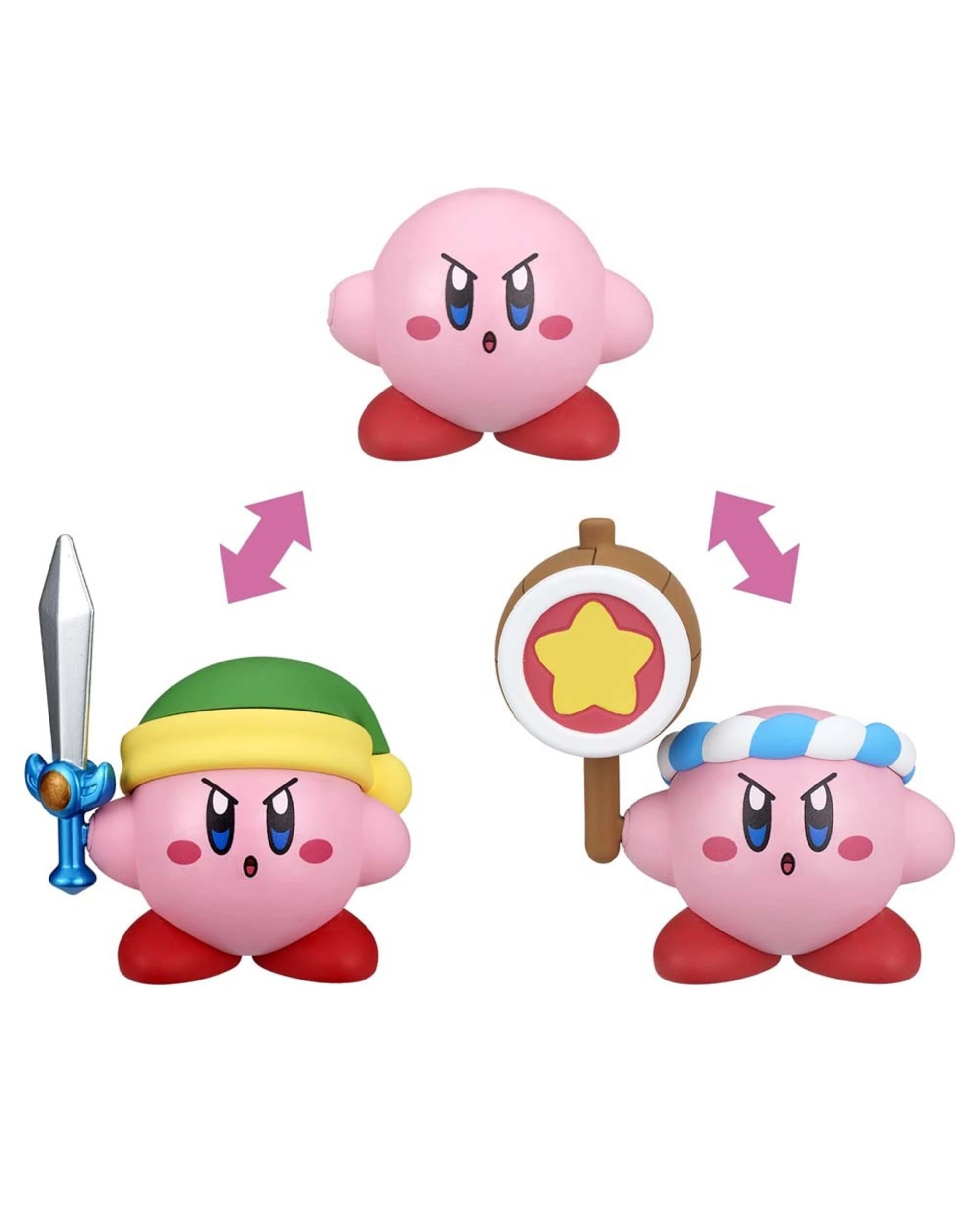 1 Kirby - Copy Ability Figure - Sword & Hammer, 1 of 4