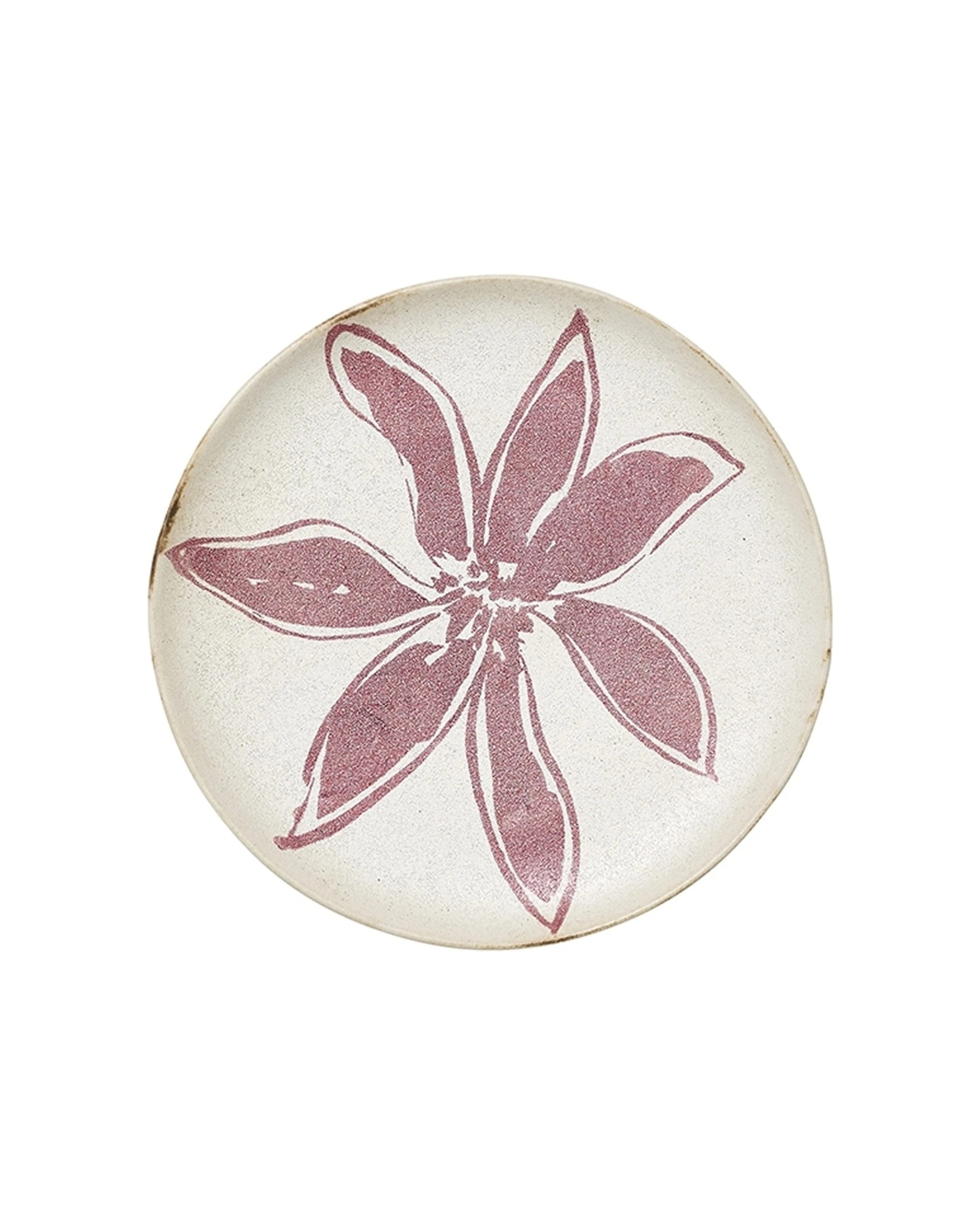 2 Ecology 4pc Hand Drawn Floral Silhouettes Cecile Cake Side Plates Stoneware - Multi, 2 of 5