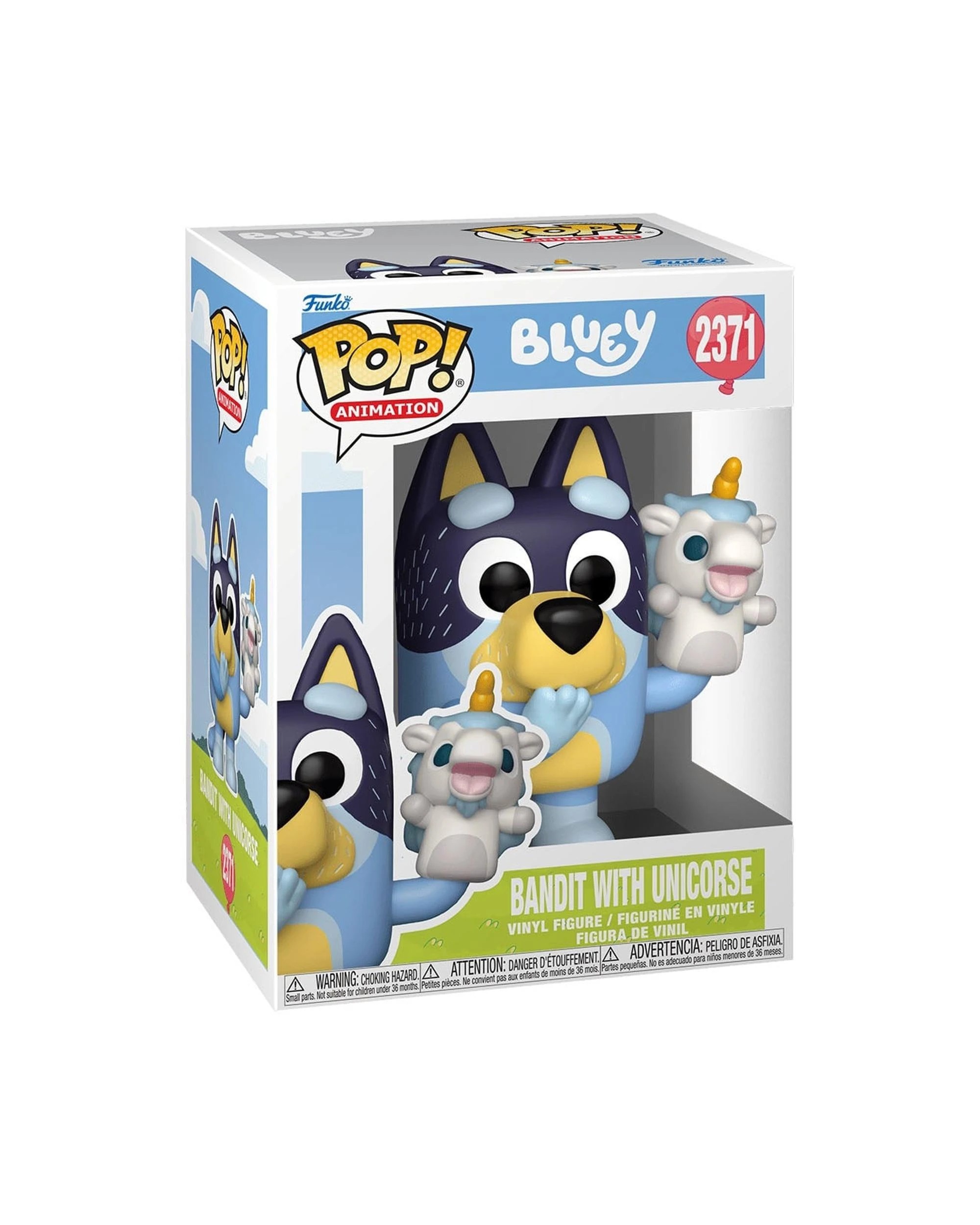 3 Bluey: Bandit with Unicorse Funko POP! Vinyl, 3 of 3