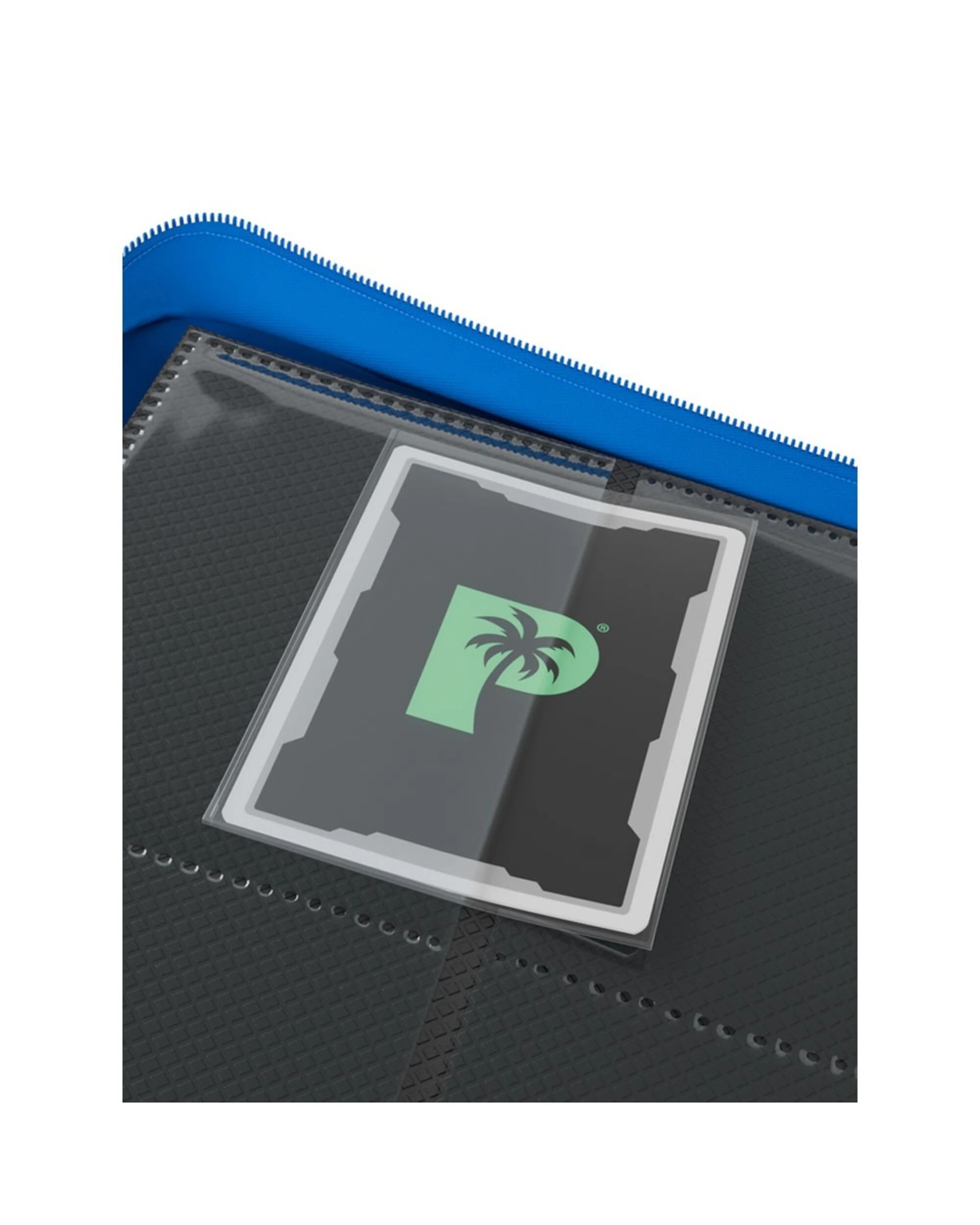 3 Palms Off Gaming - Collector's Series 4 Pocket Zip Trading Card Binder - Blue, 3 of 5