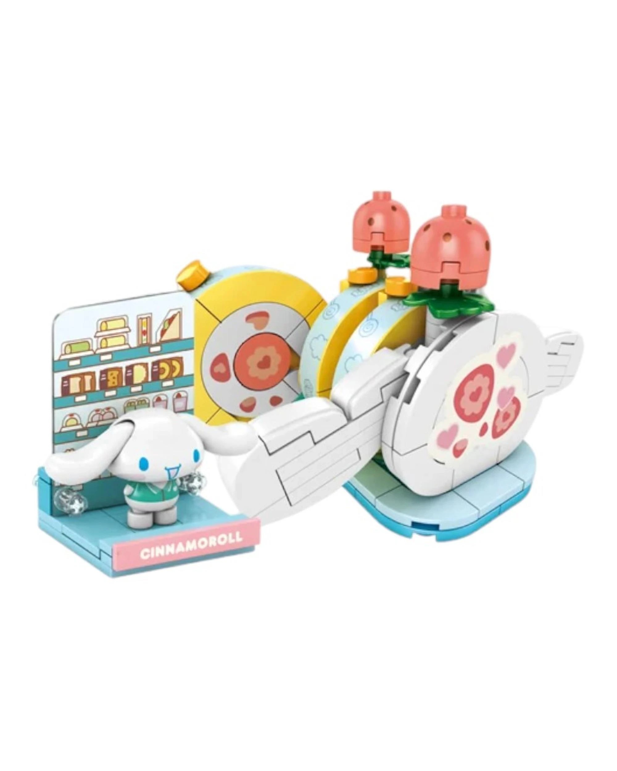 2 Play Nation Sanrio Konbini Cinnamoroll Cream Cake Roll Building Block Set, 2 of 2