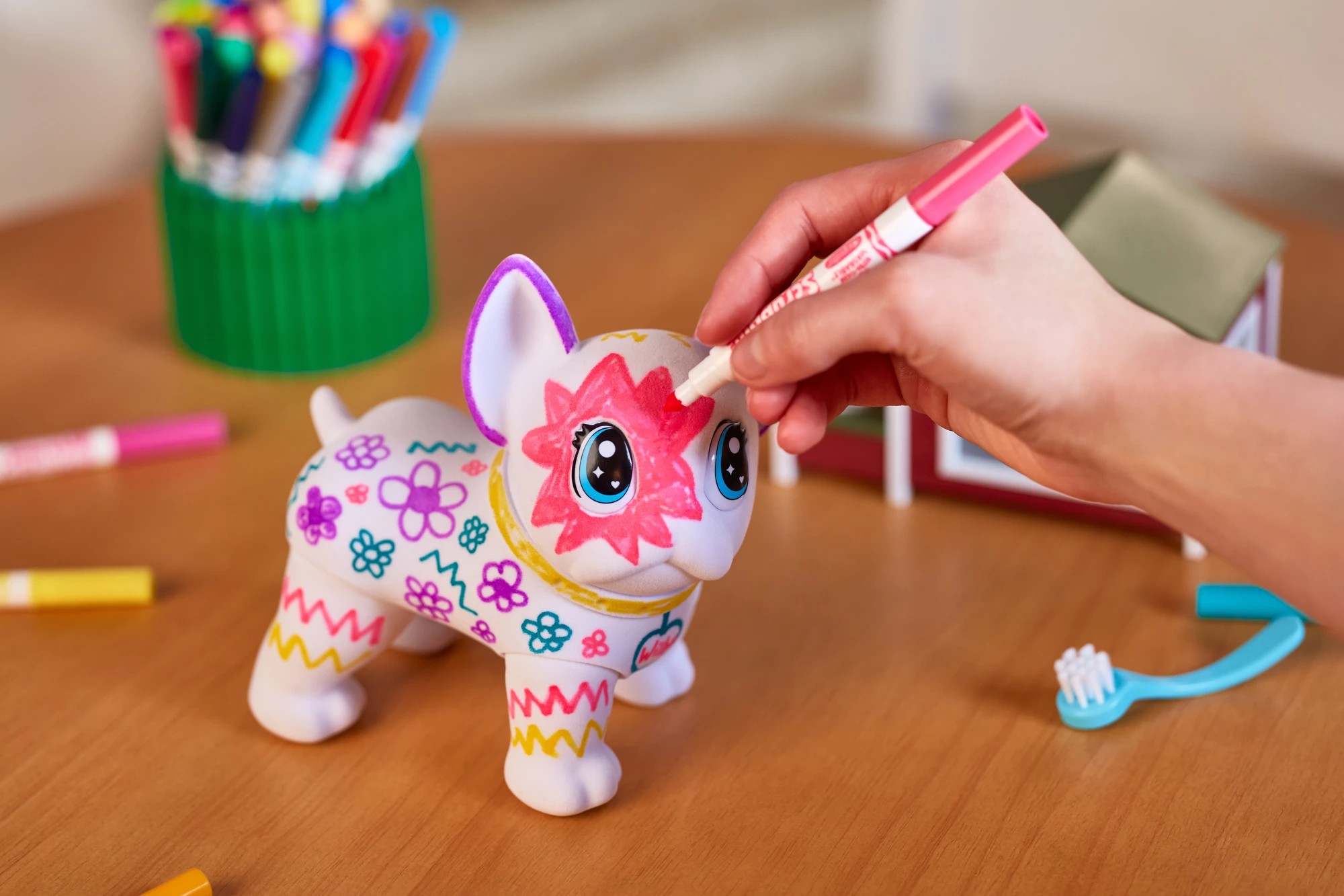 2 Crayola Scribble Scrubbie Jumbo Pet Wilbur - Blue, 2 of 3