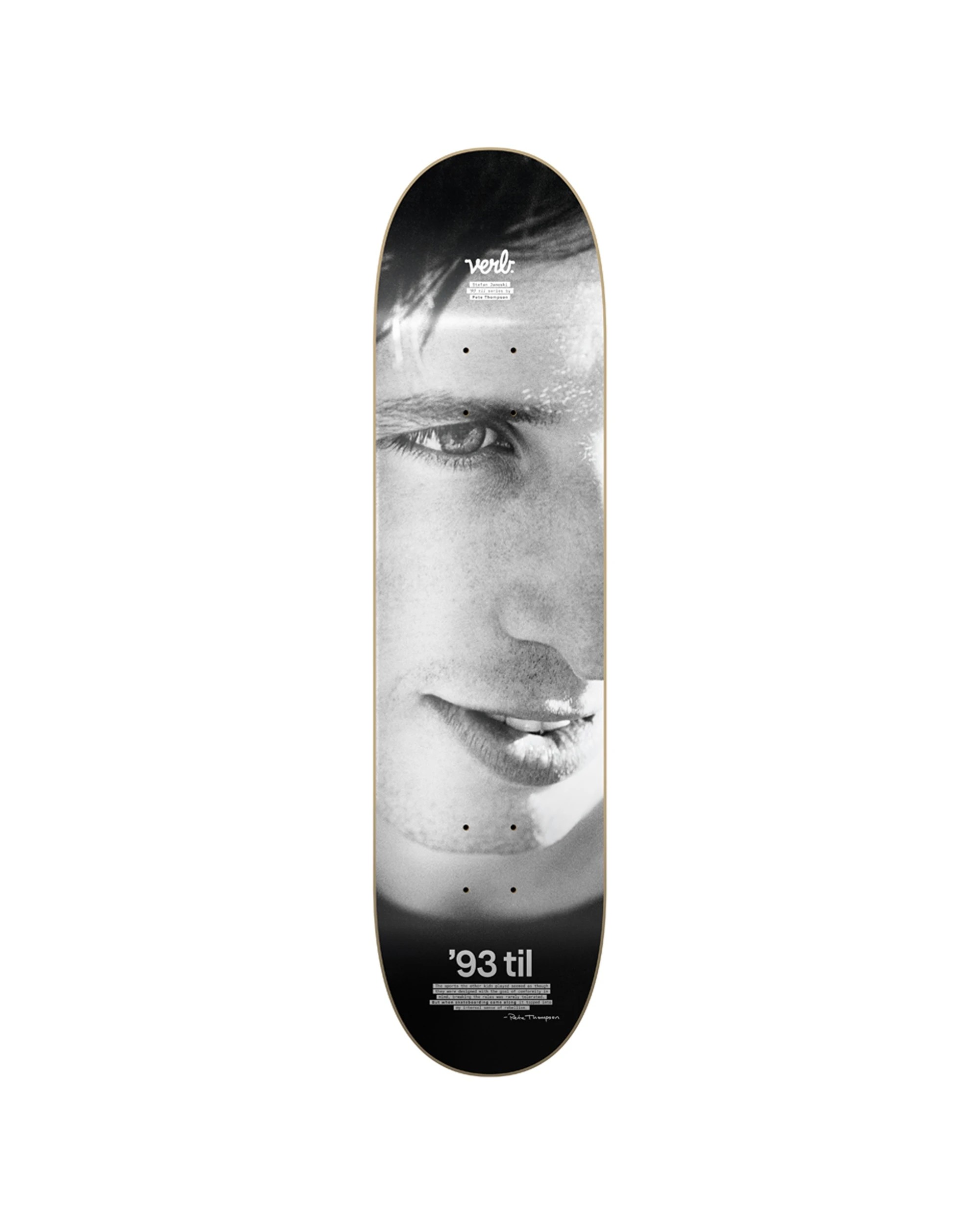 2 Verb Skateboard Deck X 93 Til Series Stefan Janoski Portrait 8.25 Inch - Multi, 2 of 2