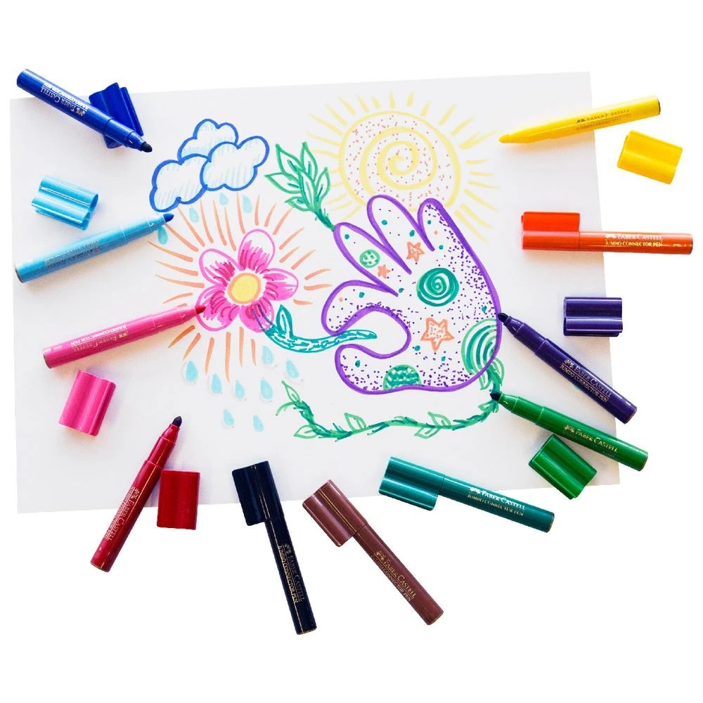 5 Faber-Castell Jumbo Connector Pens 12 Pack, 5 of 5