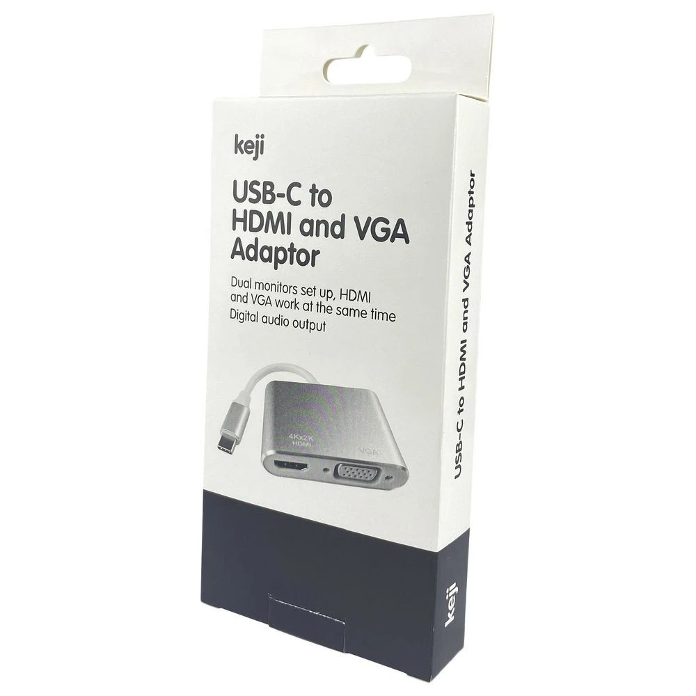 3 Keji Adapter USB-C to HDMI and VGA, 3 of 4