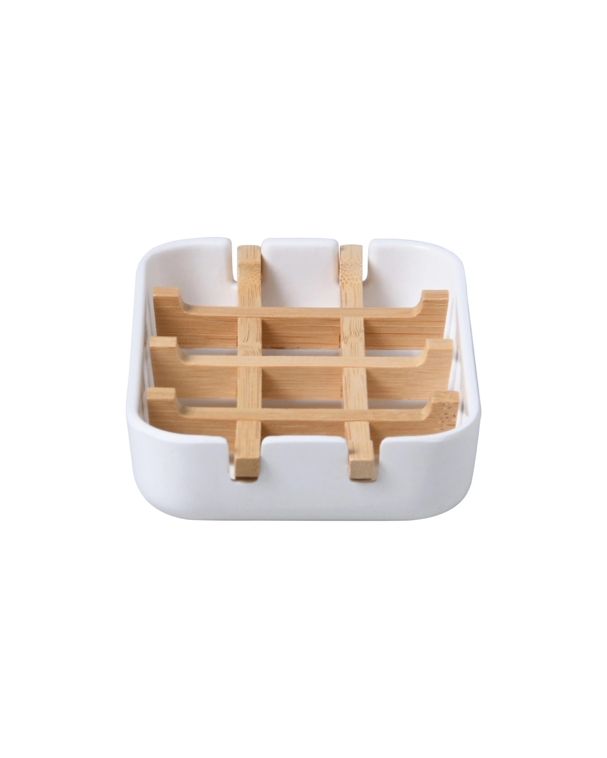 6 Takara Takae Bamboo Soap Dish - White, 6 of 8