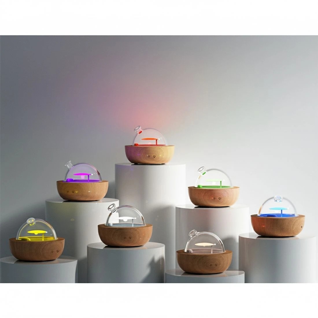 5 Devanti Aroma Diffuser Aromatherapy Glass 200ml - Natural, 5 of 6