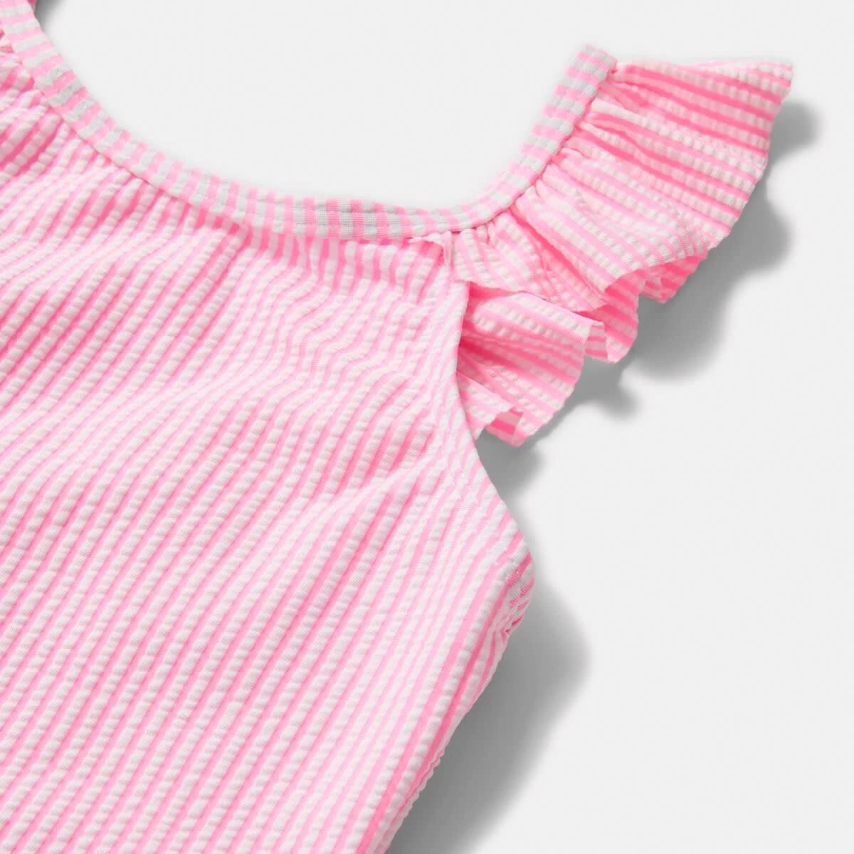 7 One Piece Swimsuit FLURO STRIPE, 7 of 7