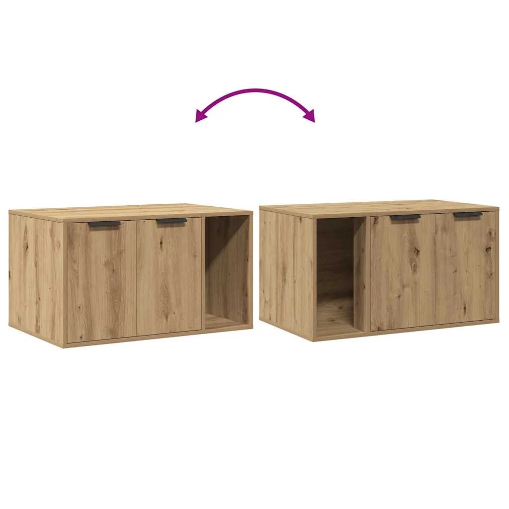 8 Vidaxl Cat Litter Box Furniture - Brown, 8 of 10