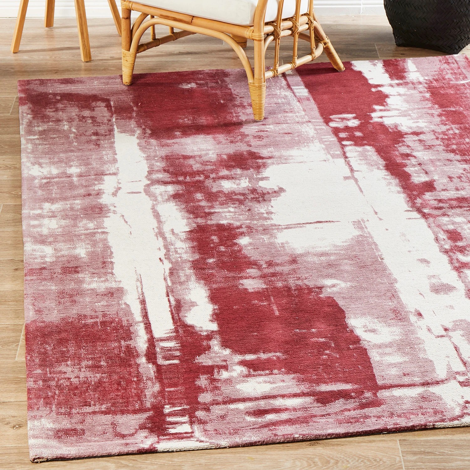 1 Common Ground Rugs Camellia 11 225x155cm - Medium Handmade Floor Rug - Pink, 1 of 7